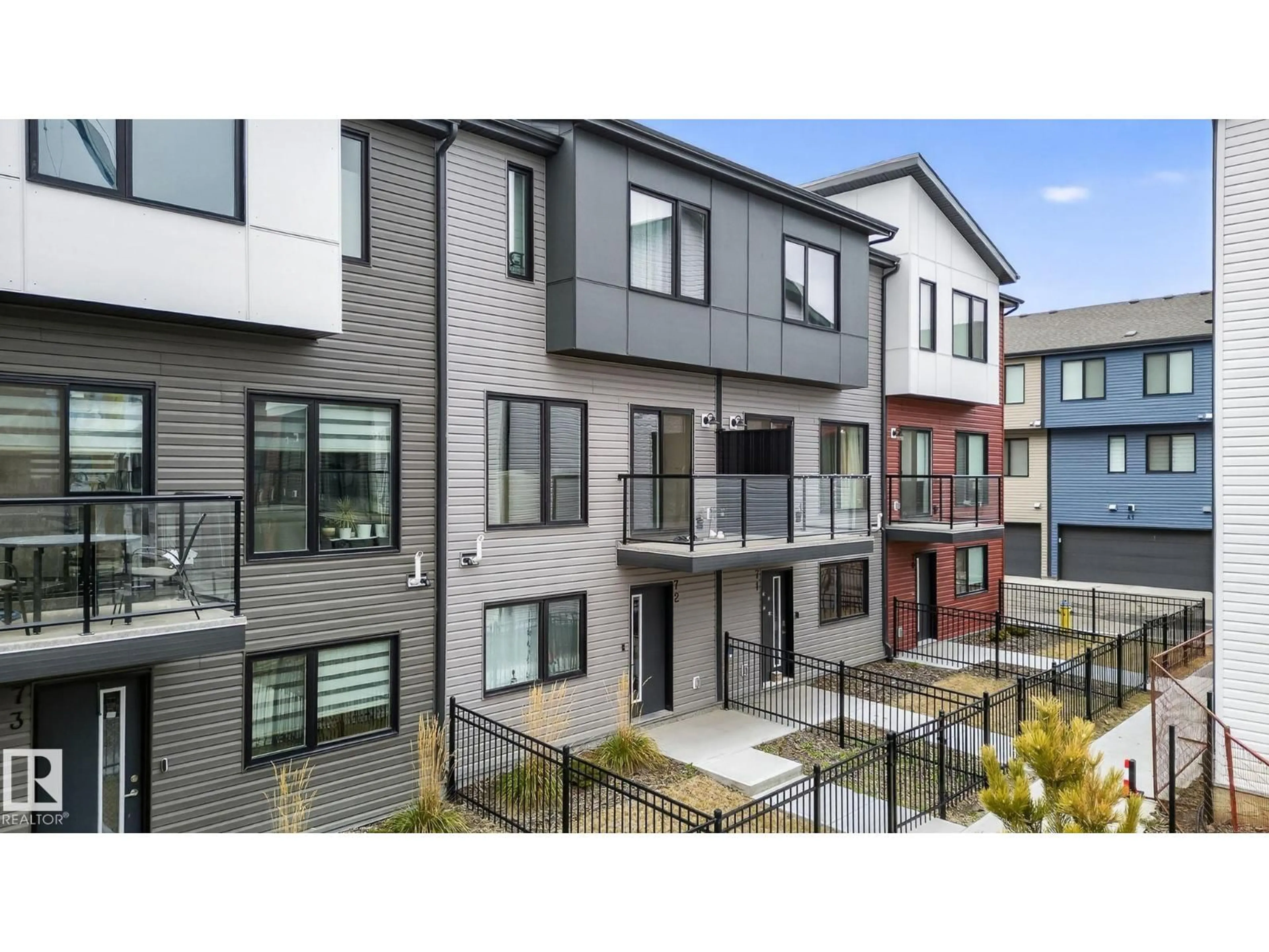 Home with brick exterior material, street for #72 - 11910 35 AV, Edmonton Alberta T6W4Z8