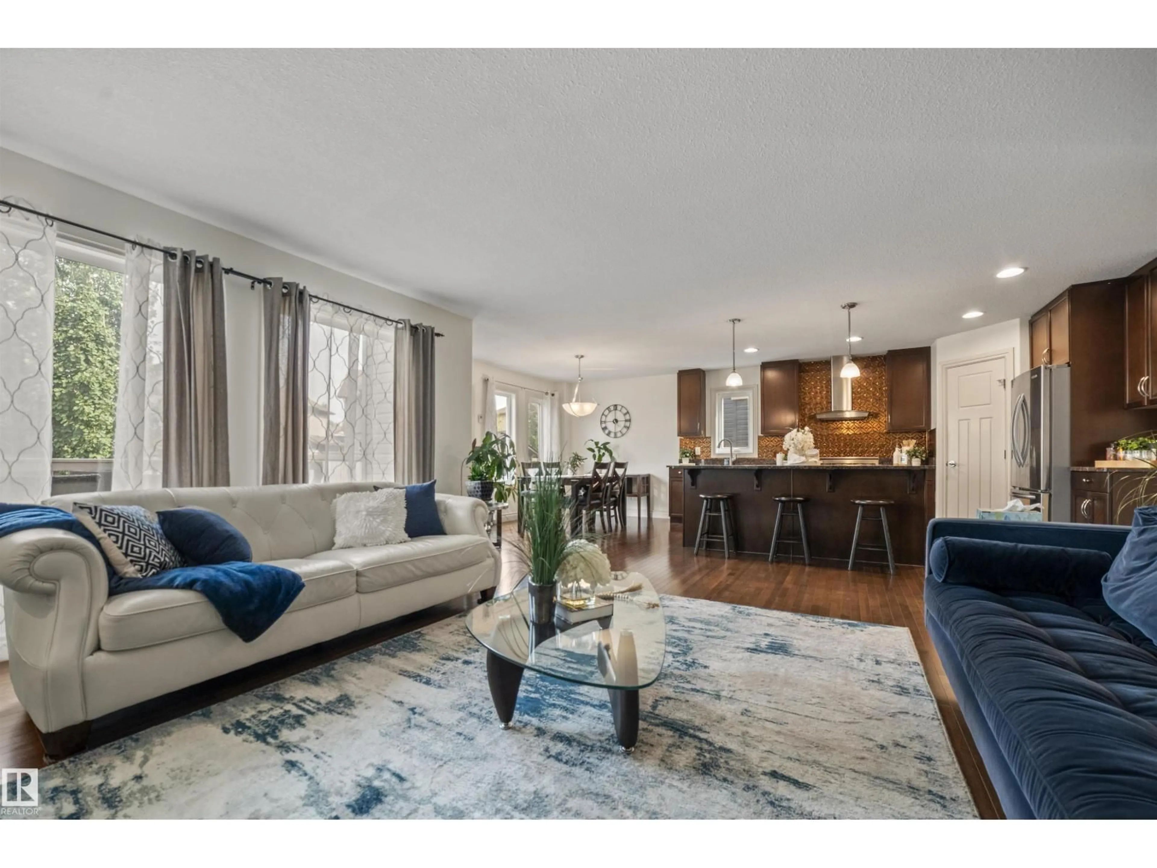 Living room with furniture, unknown for NW - 753 173B ST, Edmonton Alberta T6W0M9