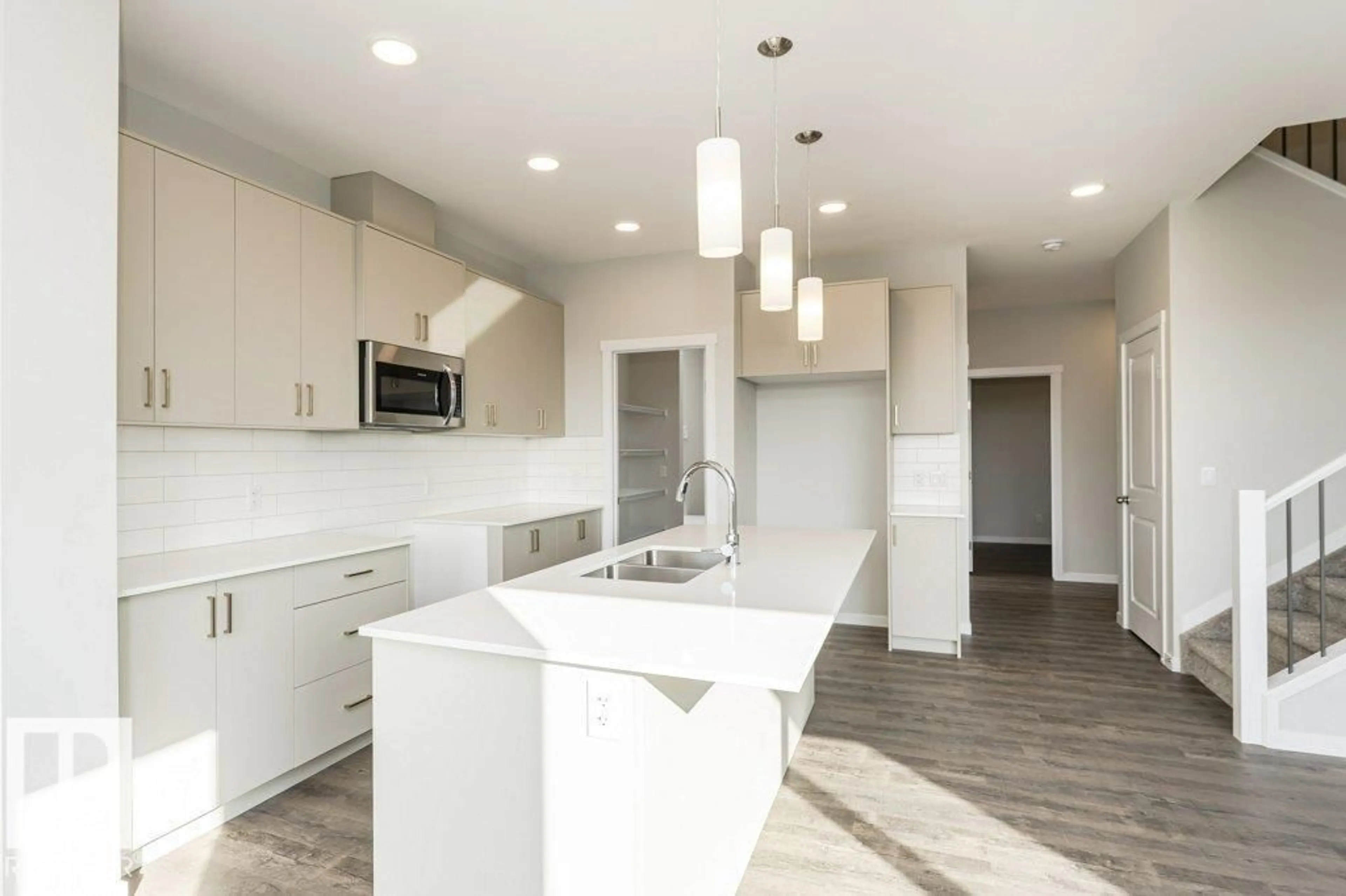 Open concept kitchen, ceramic/tile floor for 2357 EGRET WY, Edmonton Alberta T6M3G8