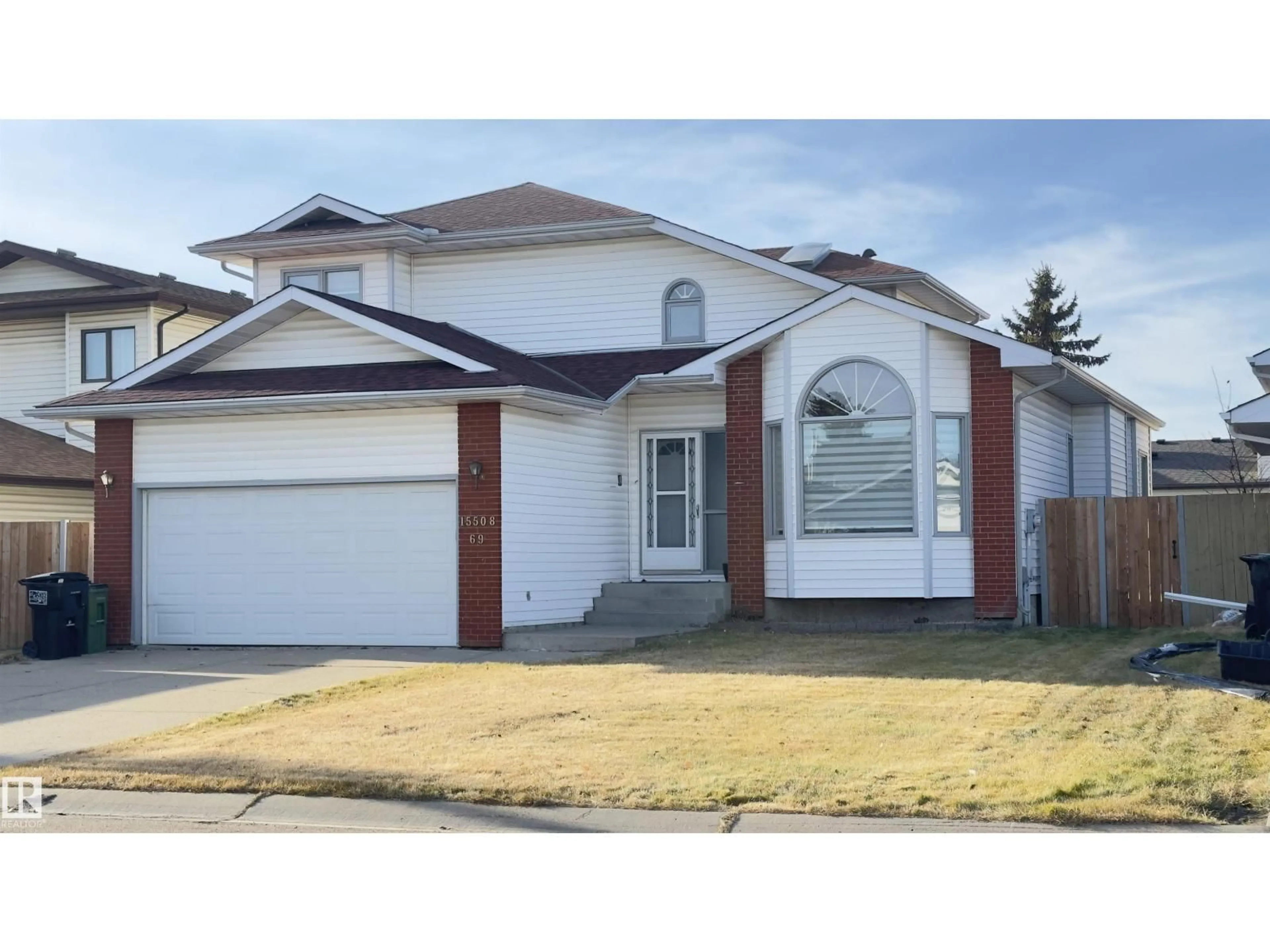 Home with vinyl exterior material, street for NW - 15508 69 ST, Edmonton Alberta T5Z2W6