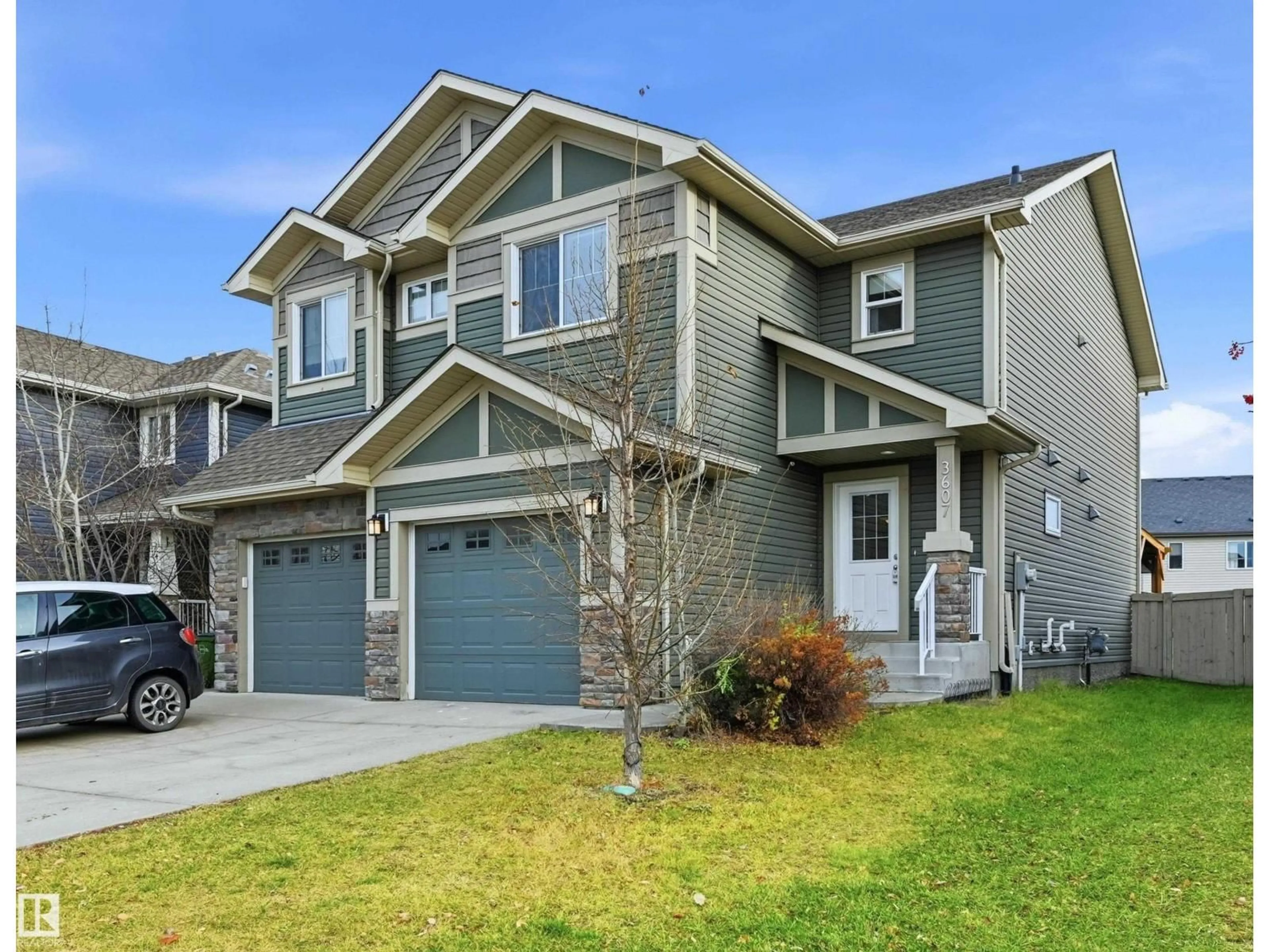 Home with vinyl exterior material, street for 3607 ATKINSON LO, Edmonton Alberta T6W0X3