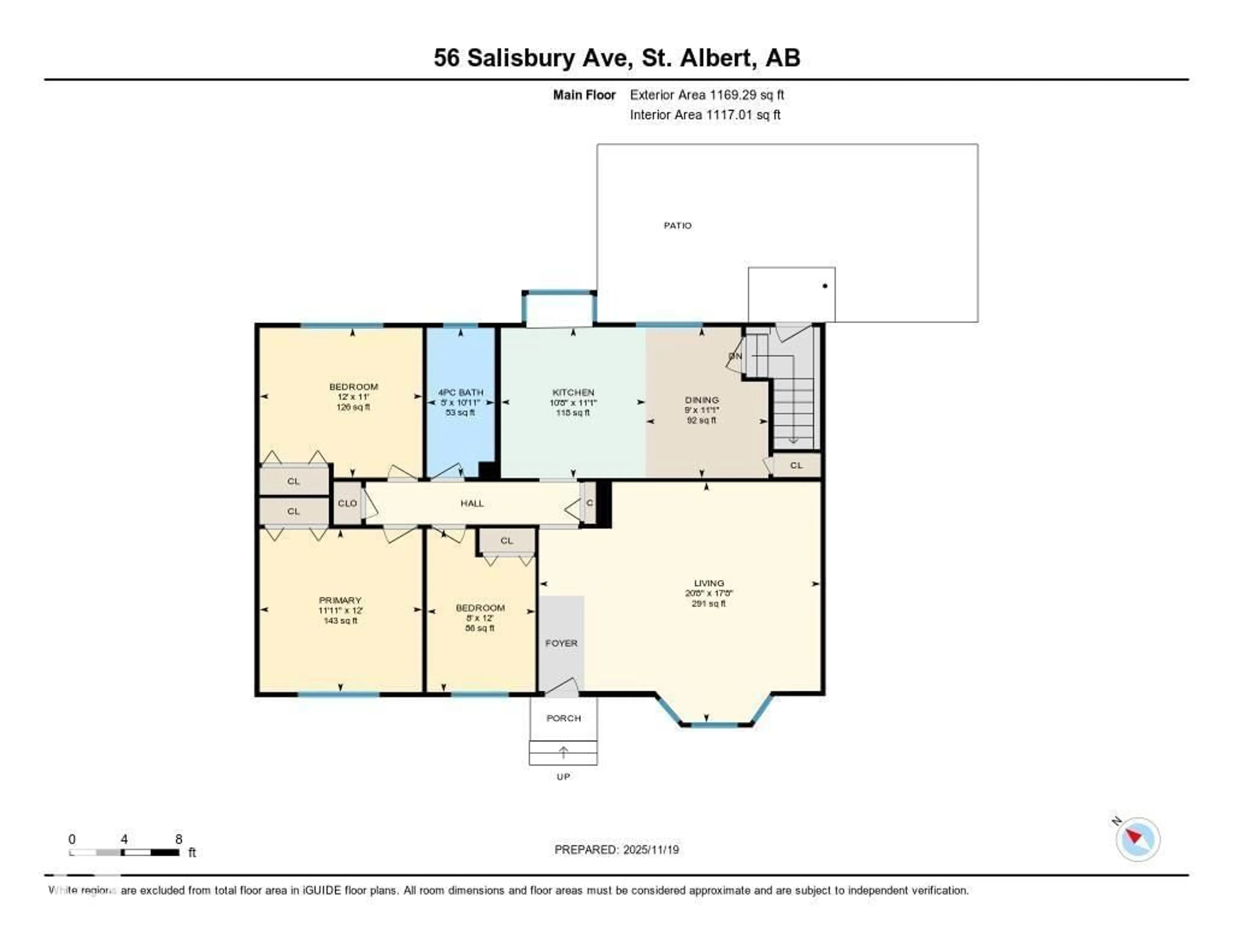 Floor plan for 56 SALISBURY AV, St. Albert Alberta T8N0M3