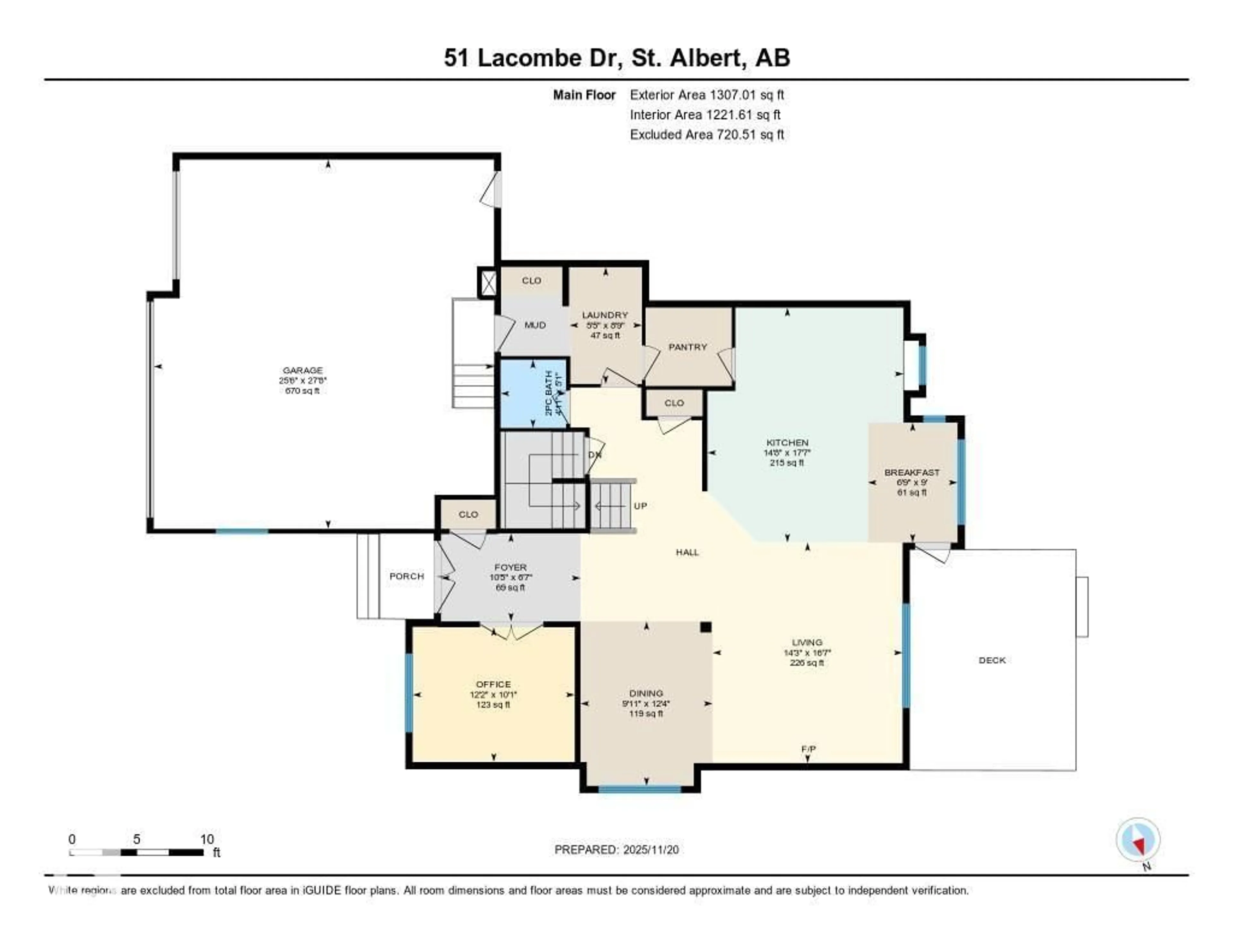 Floor plan for 51 LACOMBE DR, St. Albert Alberta T8N4G8