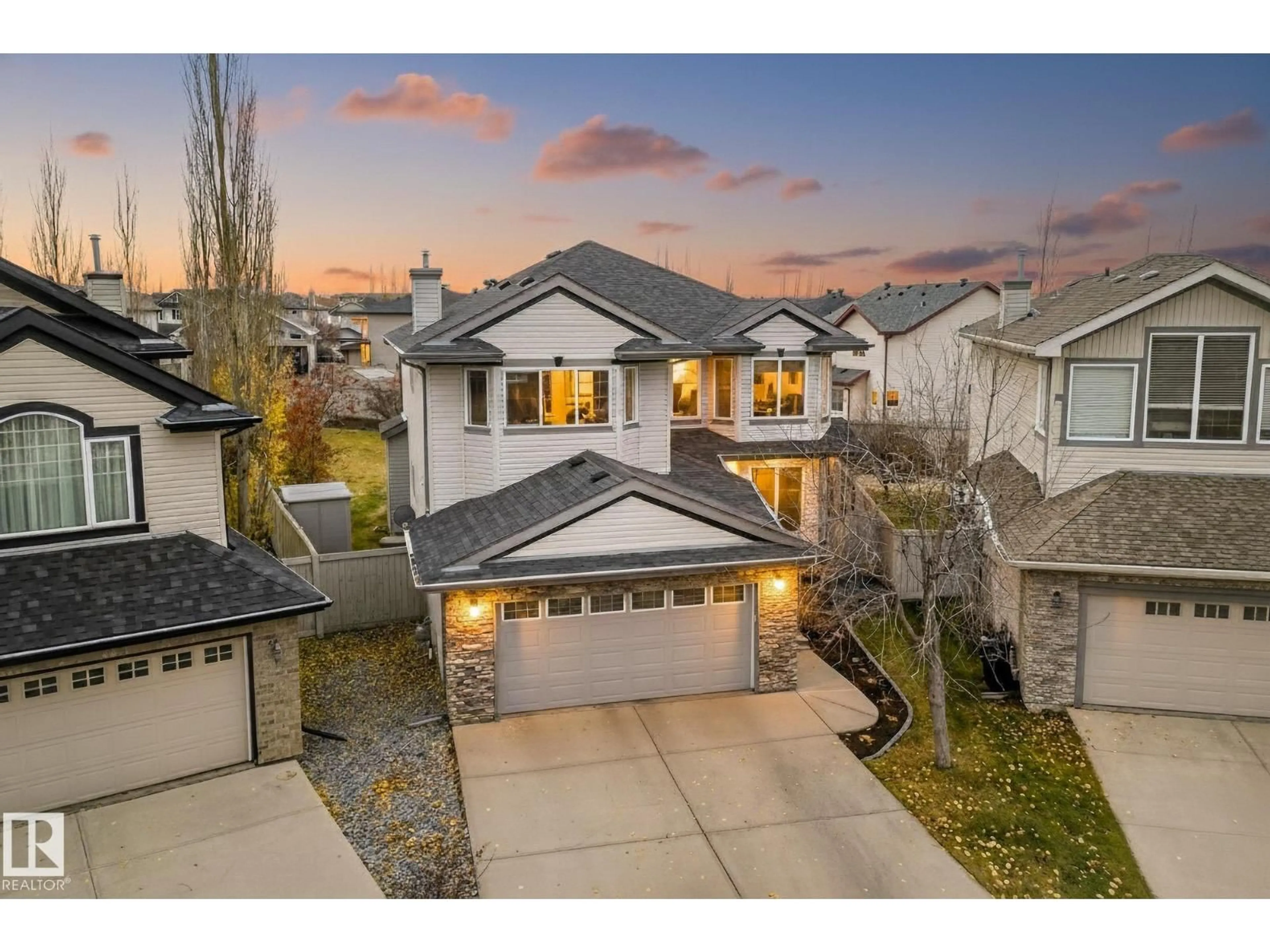 A pic from outside/outdoor area/front of a property/back of a property/a pic from drone, street for 6315 2 AV SW, Edmonton Alberta T6X0B8