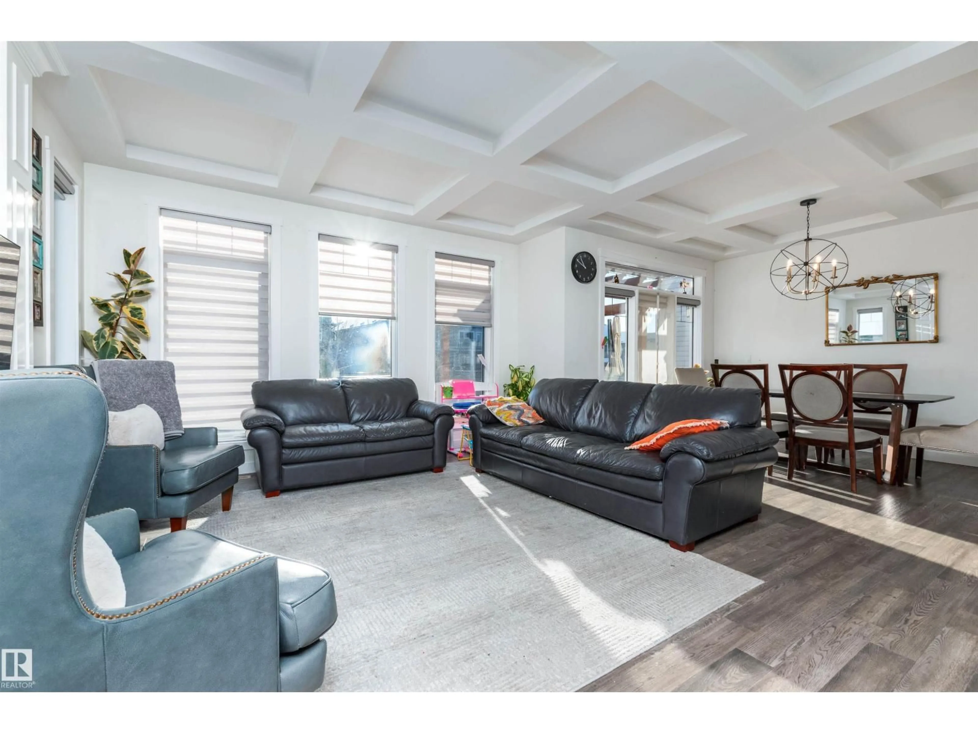 Living room with furniture, unknown for 49 AINSLEY WY, Sherwood Park Alberta T8H1A1