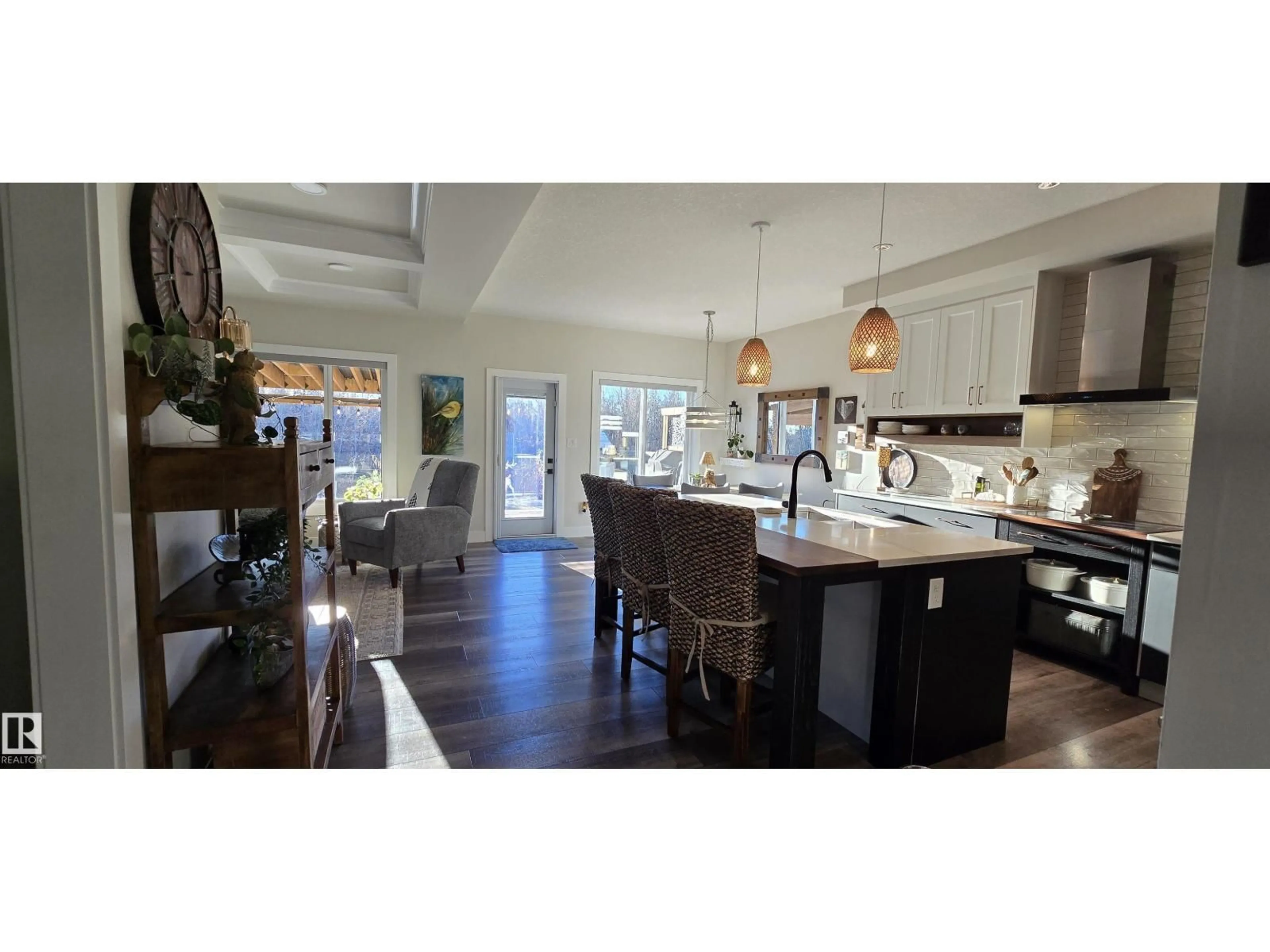 Open concept kitchen, ceramic/tile floor for 20431 128 AV, Edmonton Alberta T5S0N4