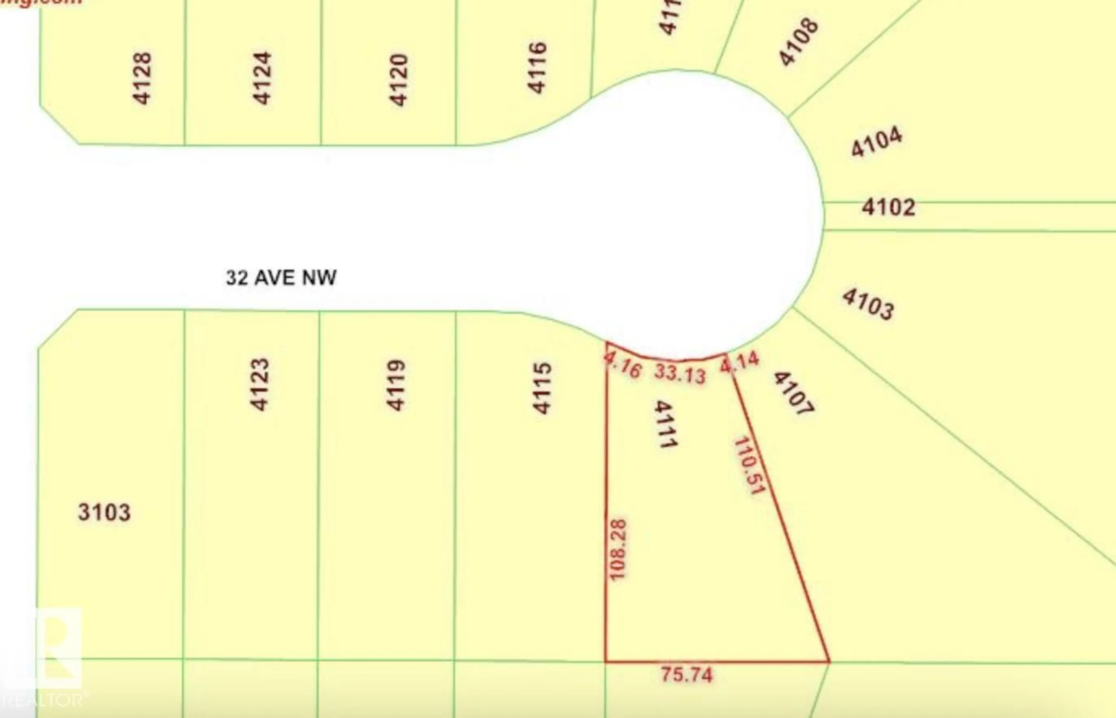 Floor plan for 4111 32 AV, Edmonton Alberta T6L3W6
