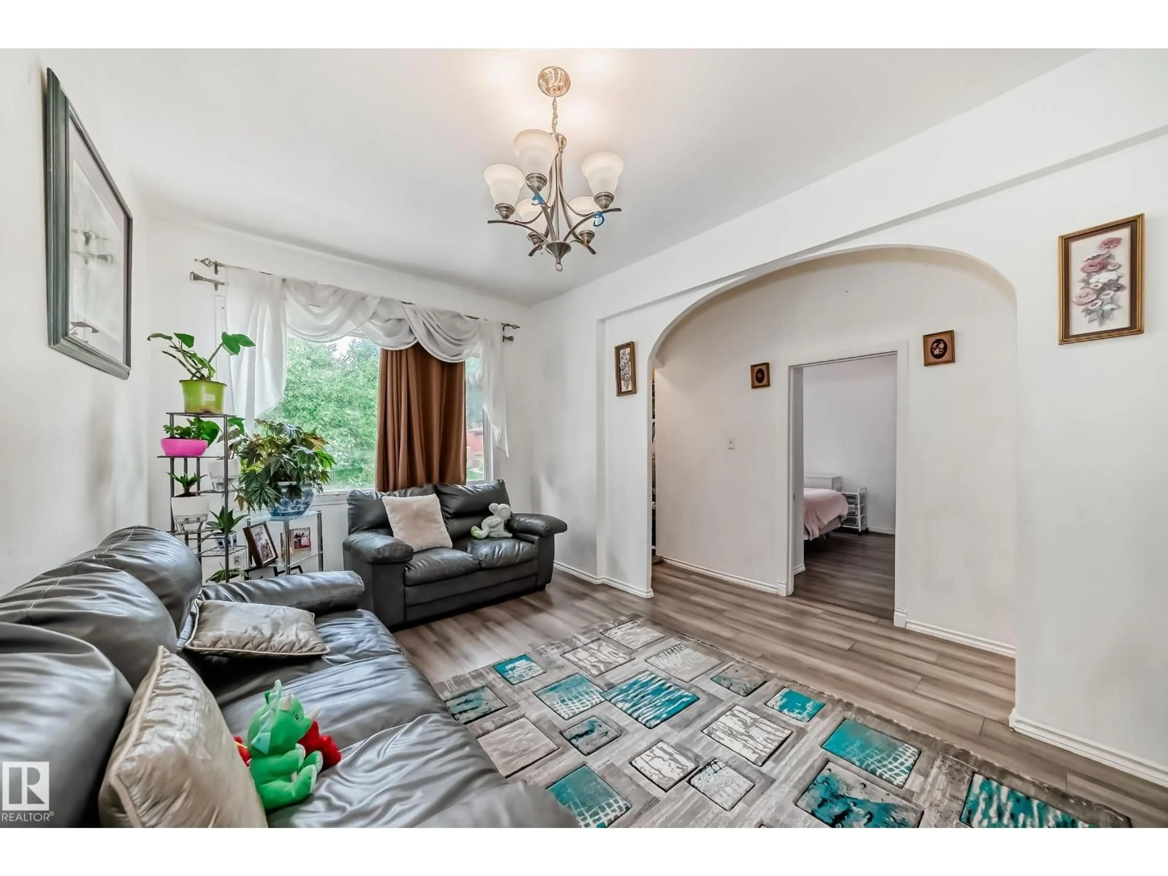 Living room with furniture, unknown for 13111 65 ST, Edmonton Alberta T5A1A2