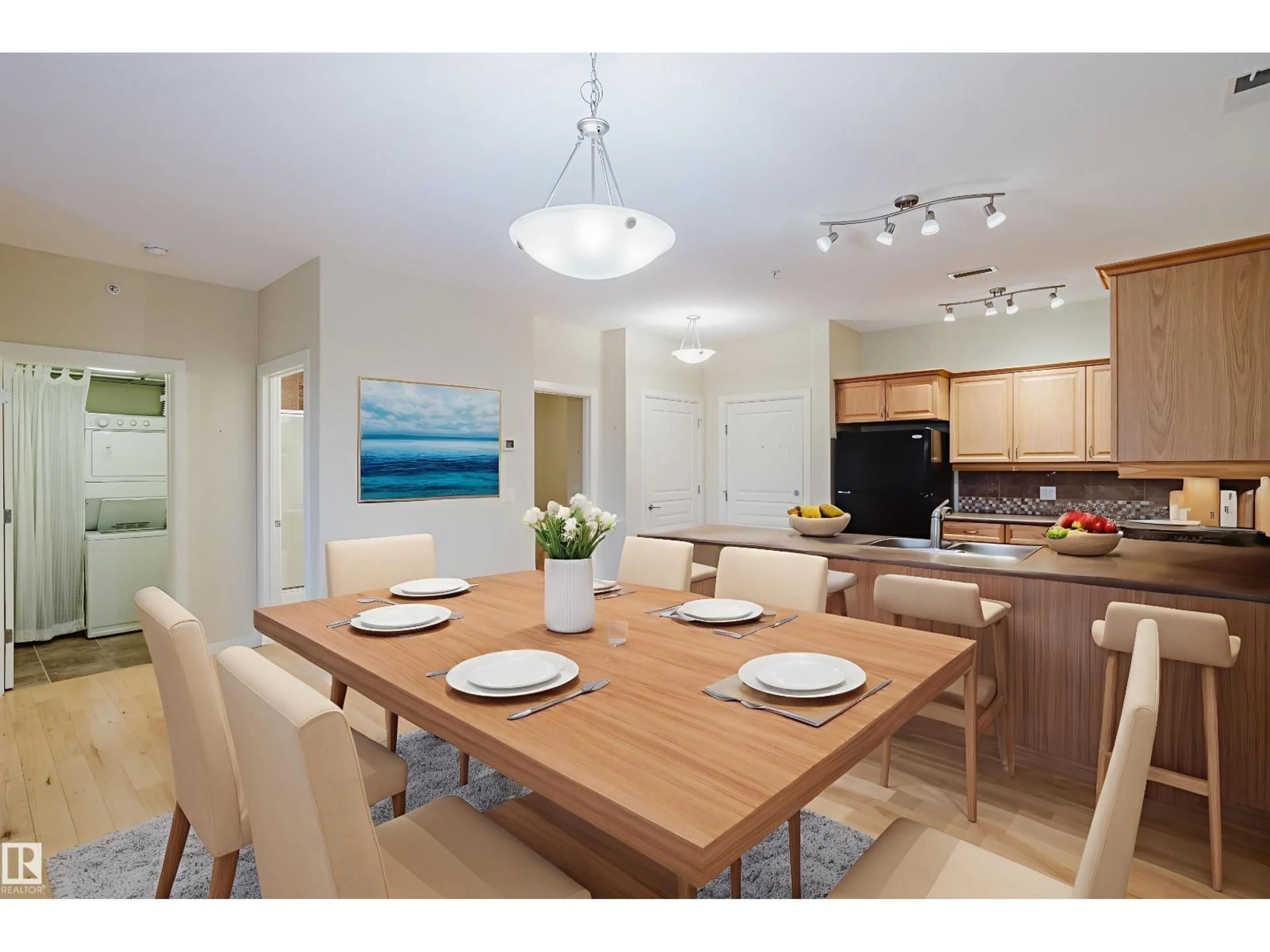 Open concept kitchen, unknown for #409 - 160 MAGRATH RD, Edmonton Alberta T6R3T7