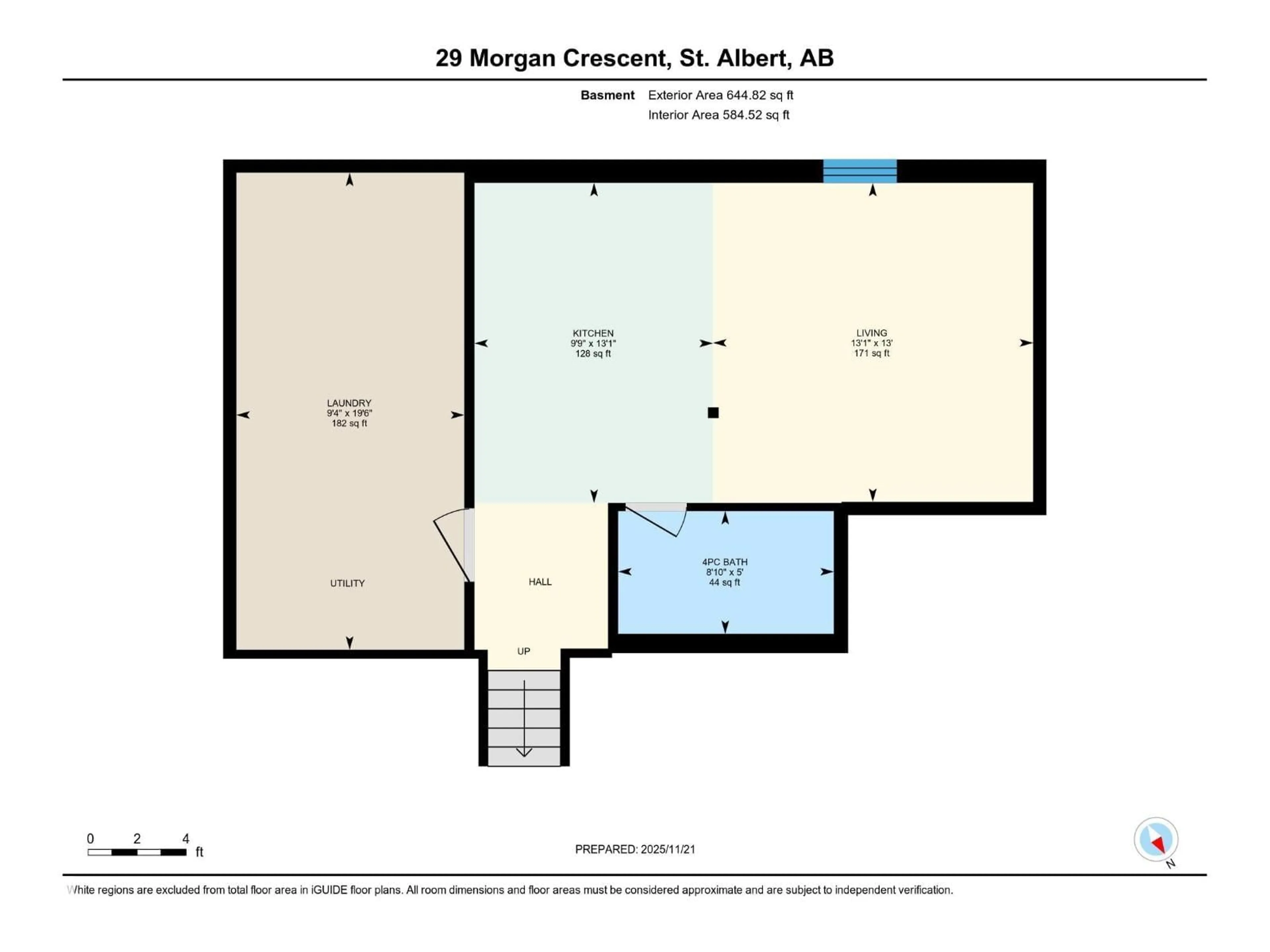 Floor plan for 29 MORGAN CRESCENT, St. Albert Alberta T8N2E1