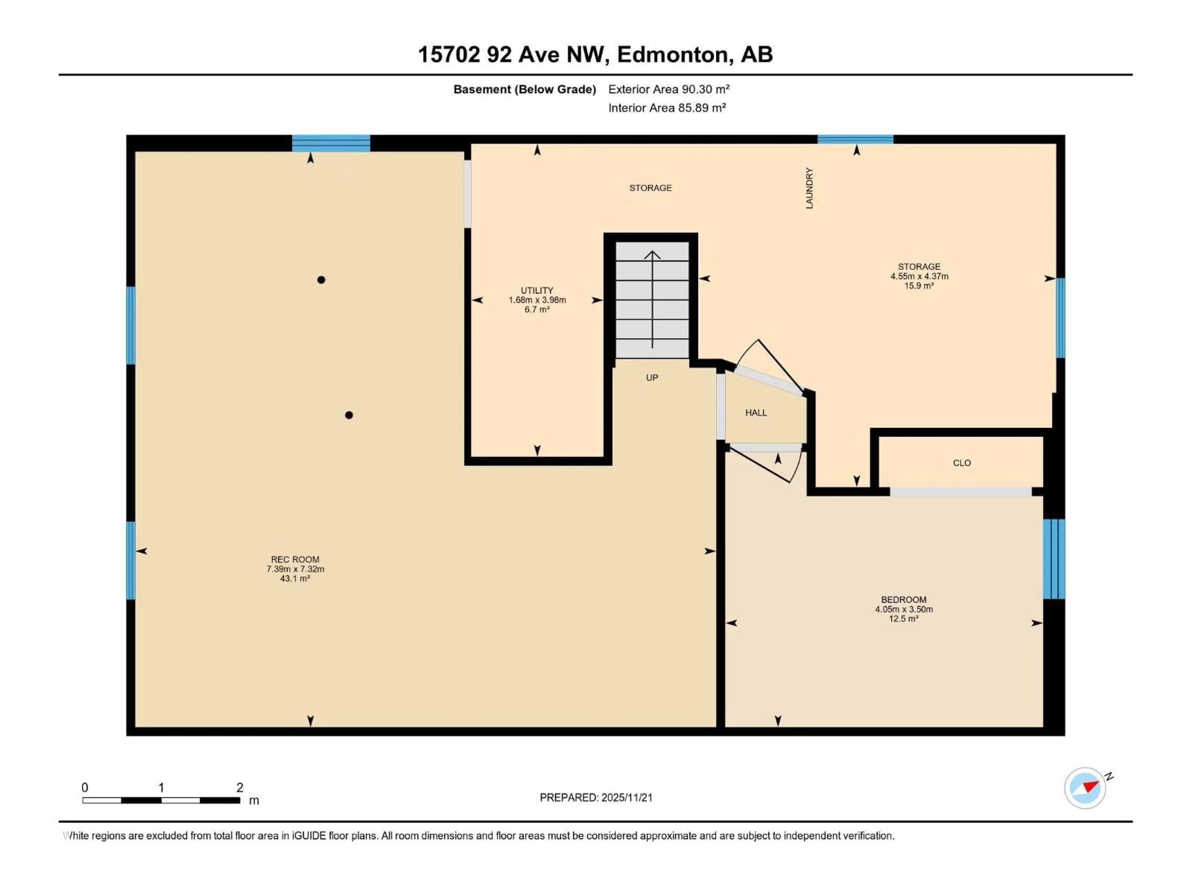 Floor plan for 15702 92A AV, Edmonton Alberta T5R5E9