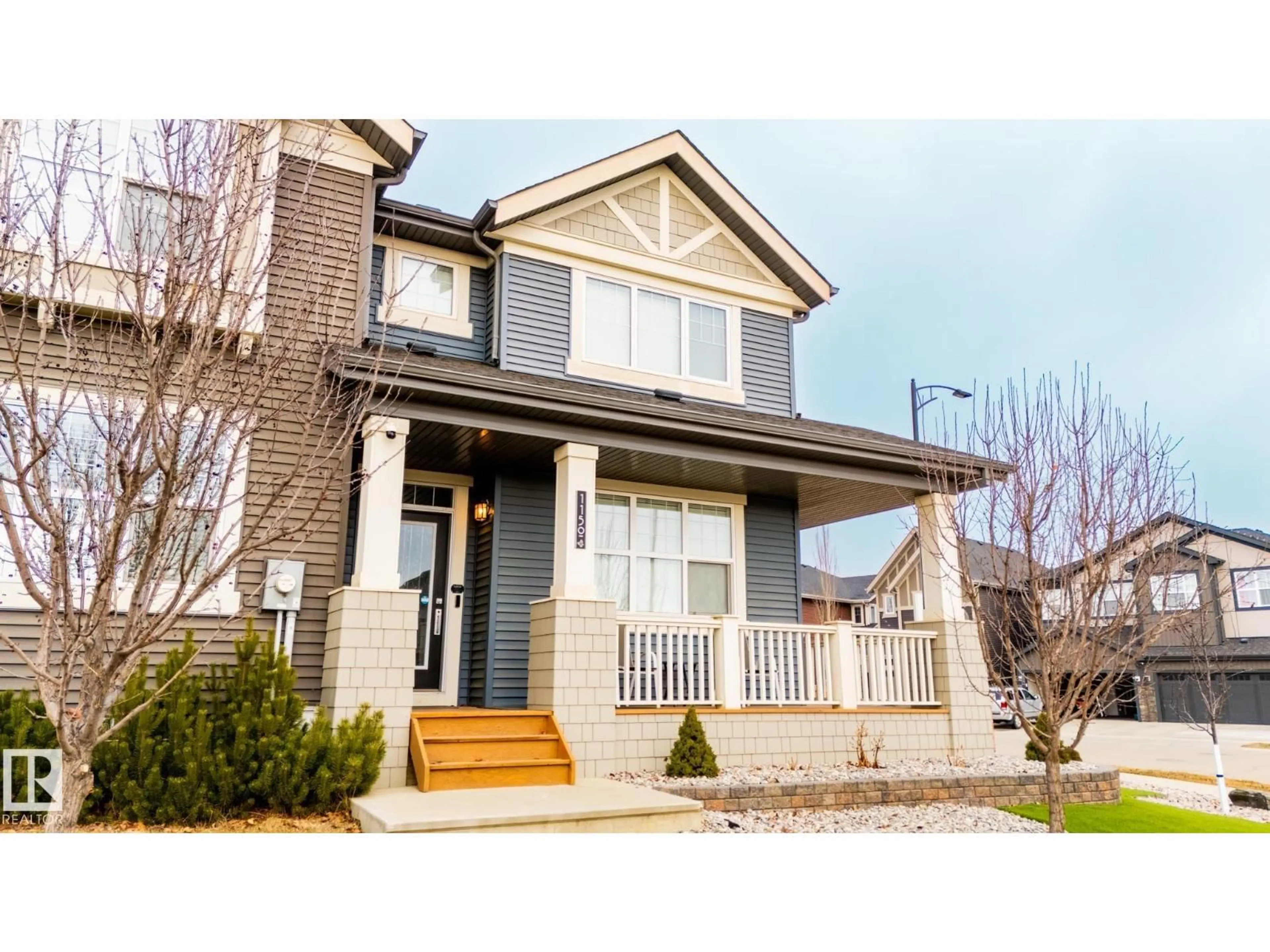Home with vinyl exterior material, street for 1150 ROSENTHAL BV, Edmonton Alberta T5T7L3