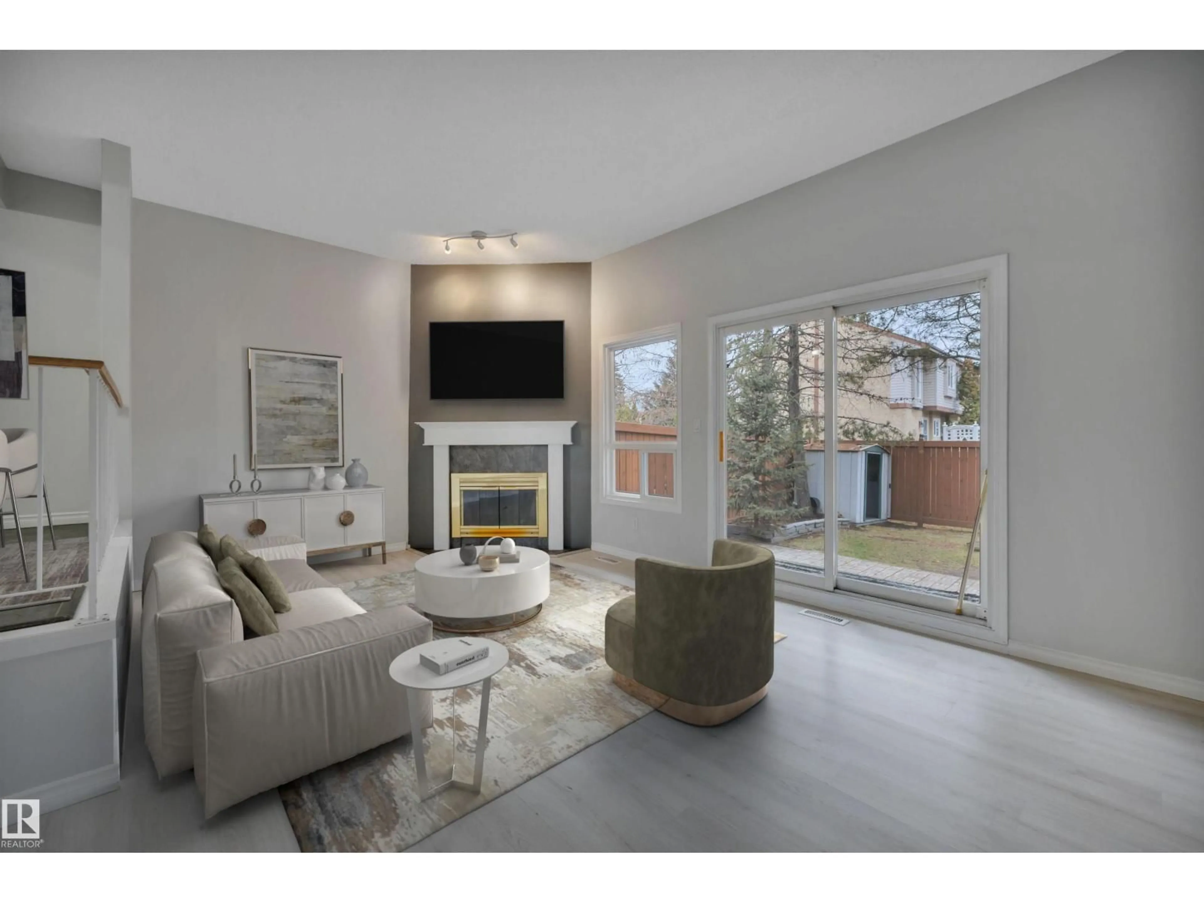 Living room with furniture, unknown for 2416 104 ST, Edmonton Alberta T6J4J8