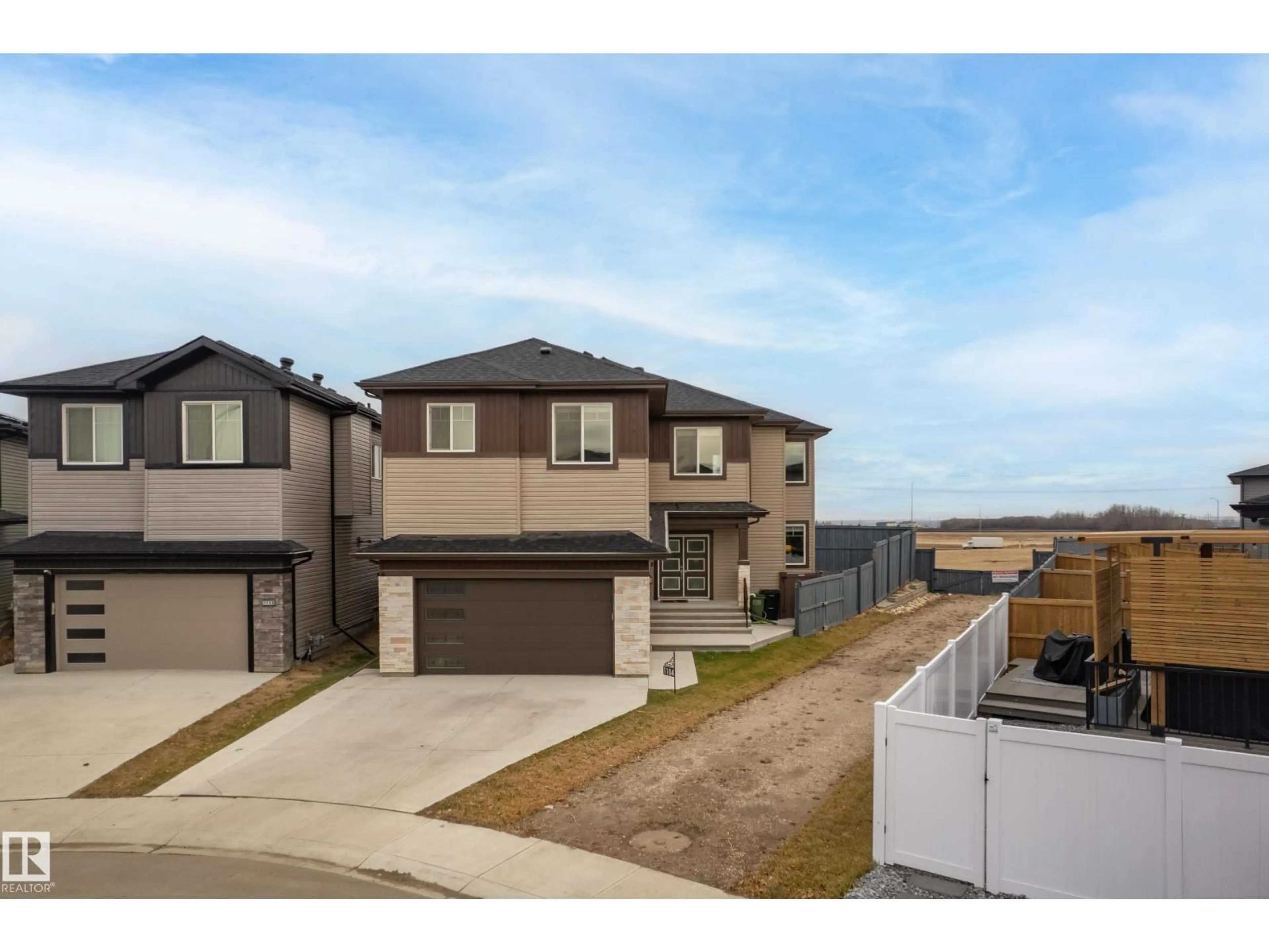 A pic from outside/outdoor area/front of a property/back of a property/a pic from drone, street for NW - 1104 152 AV, Edmonton Alberta T5Y4C8