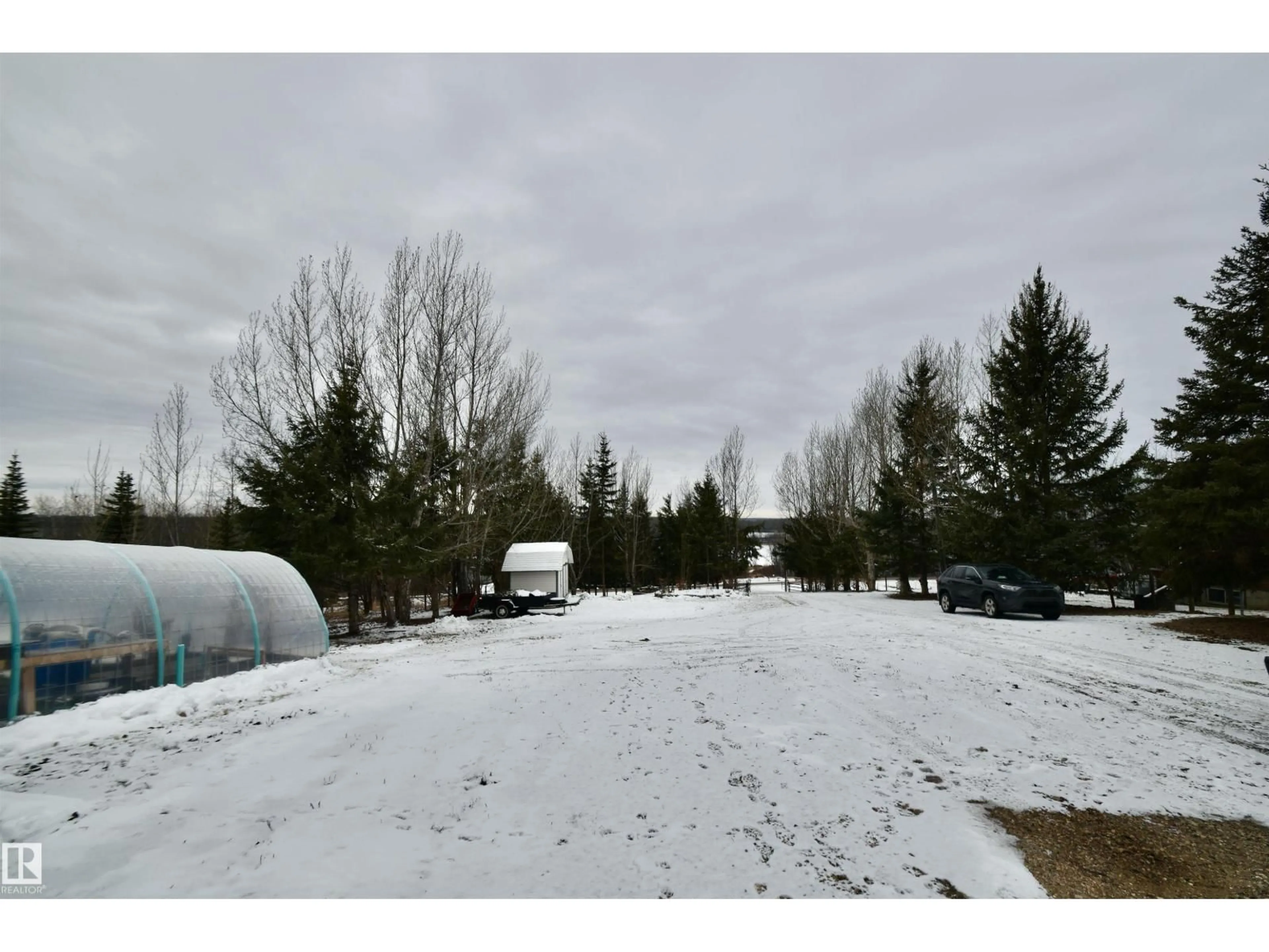 A pic from outside/outdoor area/front of a property/back of a property/a pic from drone, forest/trees view for 113 - 331 RNG ROAD, Rural St. Paul County Alberta T0A2Y0