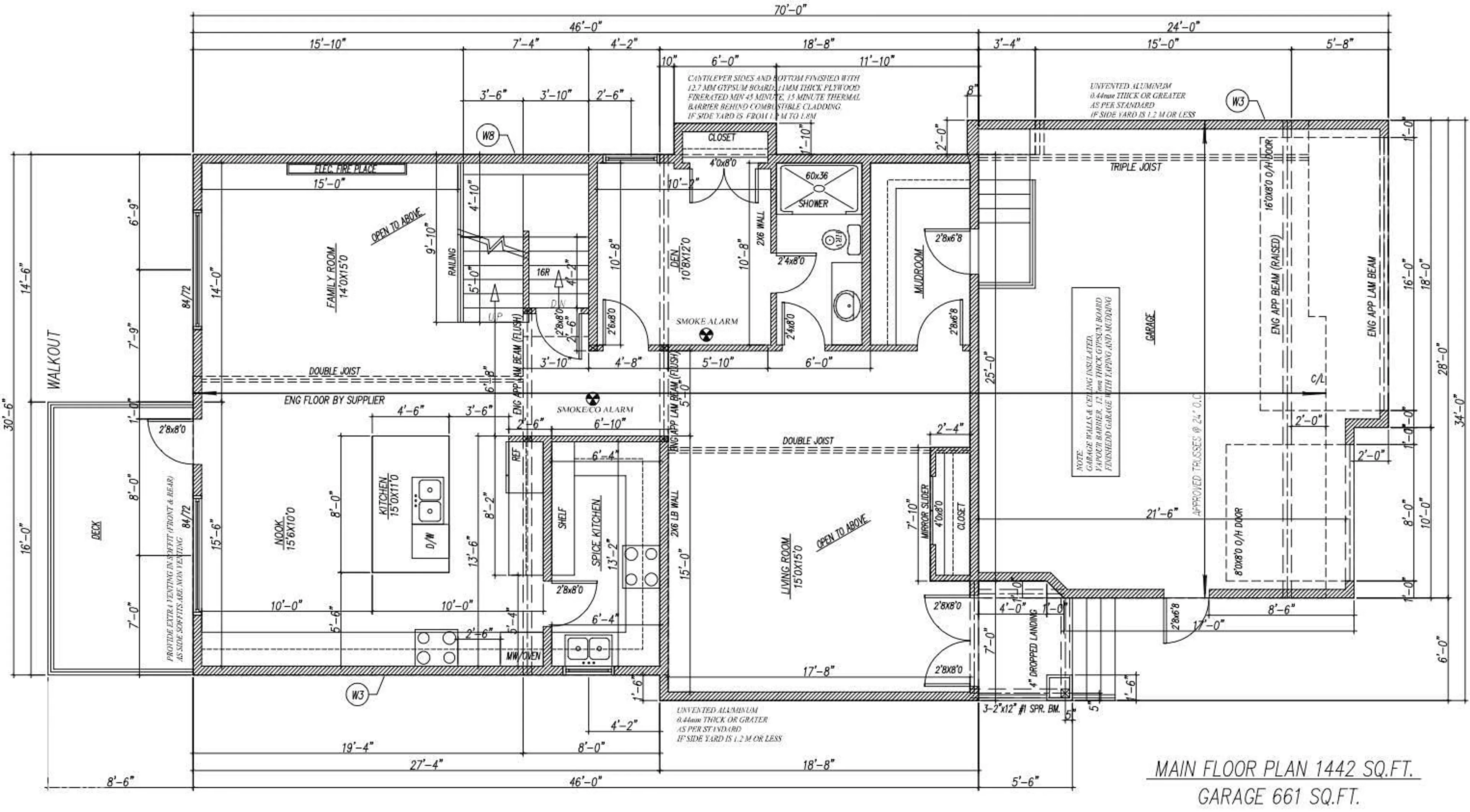 Floor plan for NE - 2740 64 AV, Rural Leduc County Alberta T4X3A6