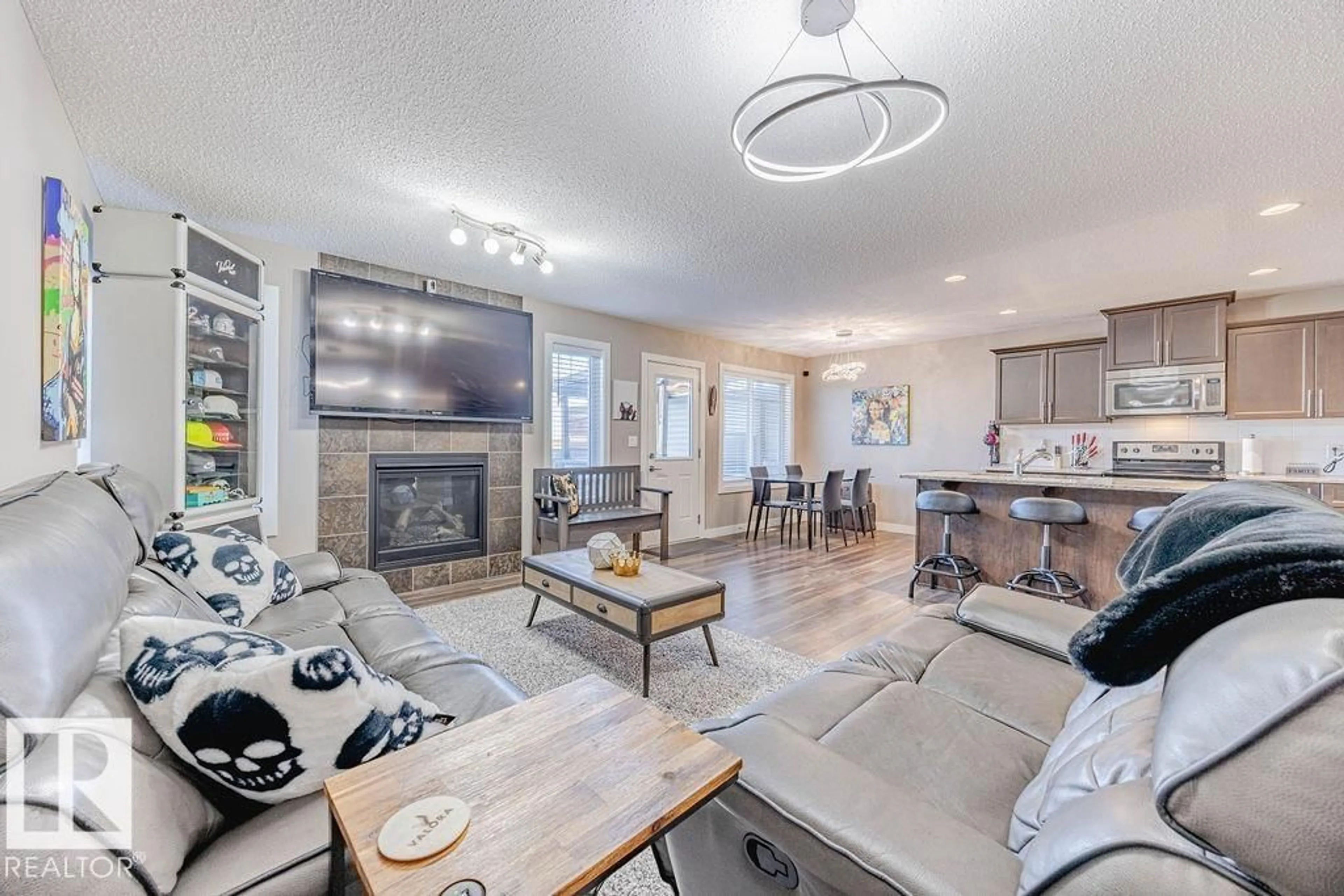 Living room with furniture, unknown for 5416 67 ST, Beaumont Alberta T4X2A2