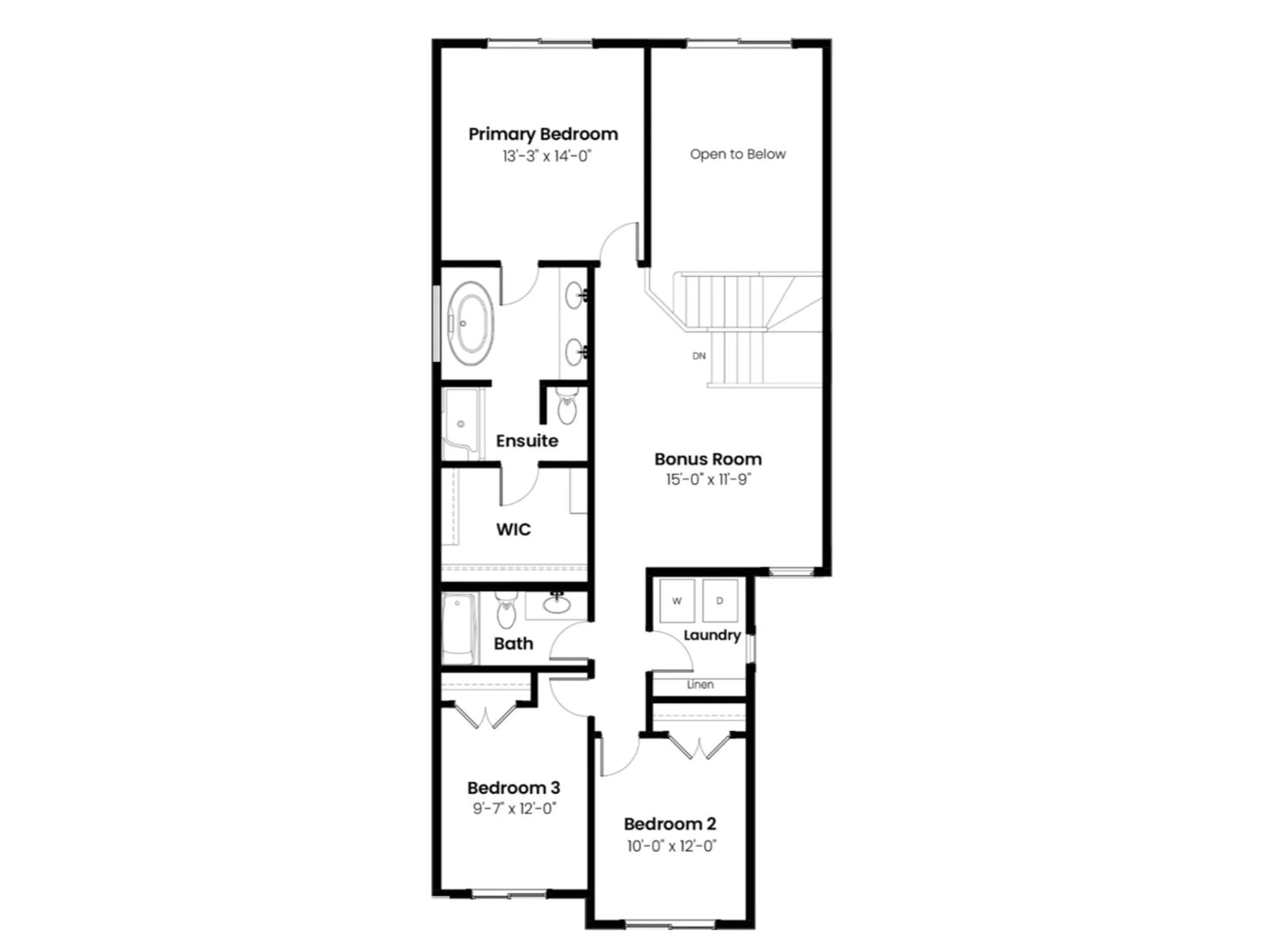 Floor plan for NW - 2815 188 ST, Edmonton Alberta T6M3J1