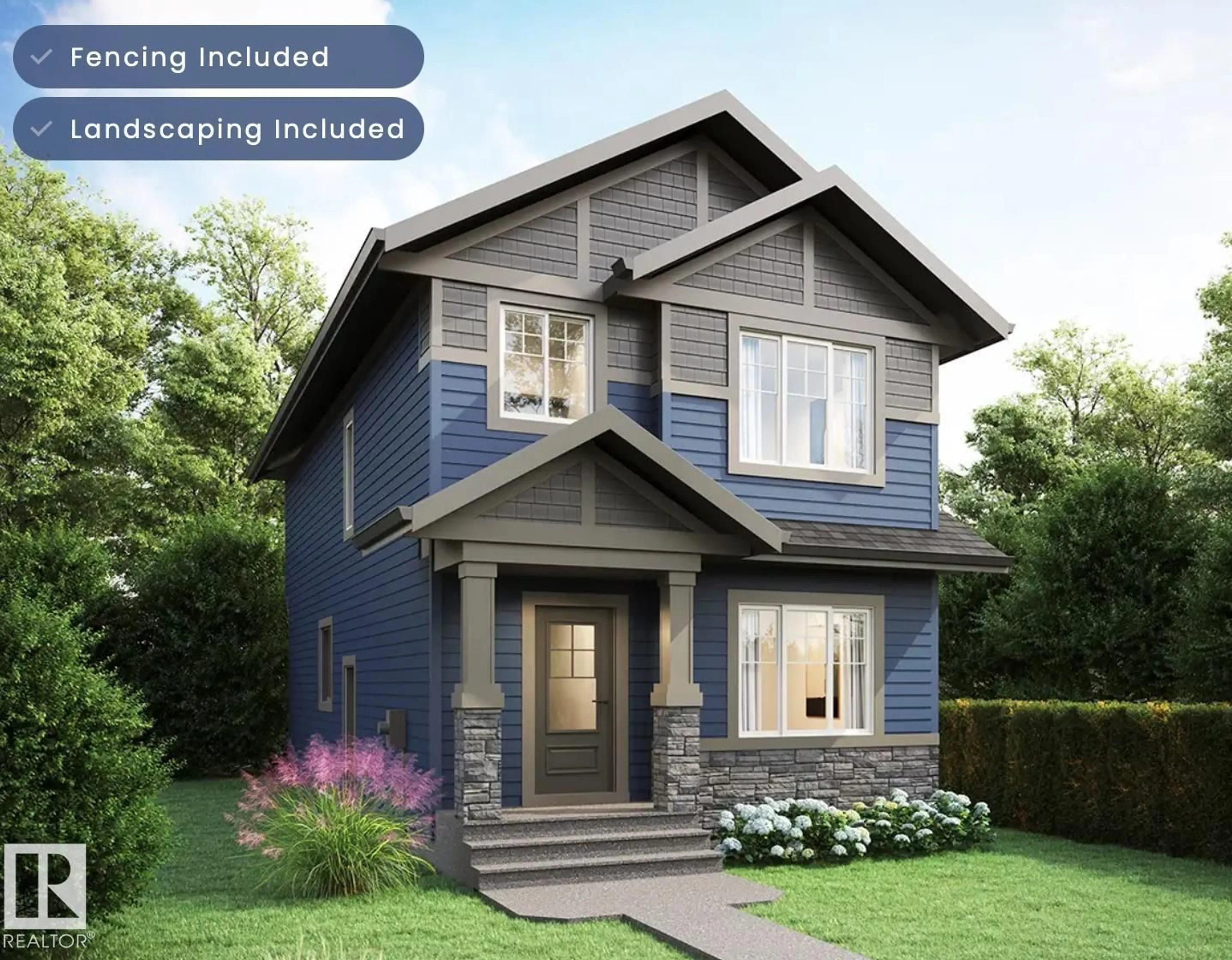 Home with vinyl exterior material, street for 6116 CARR RD, Edmonton Alberta T5E6Y4