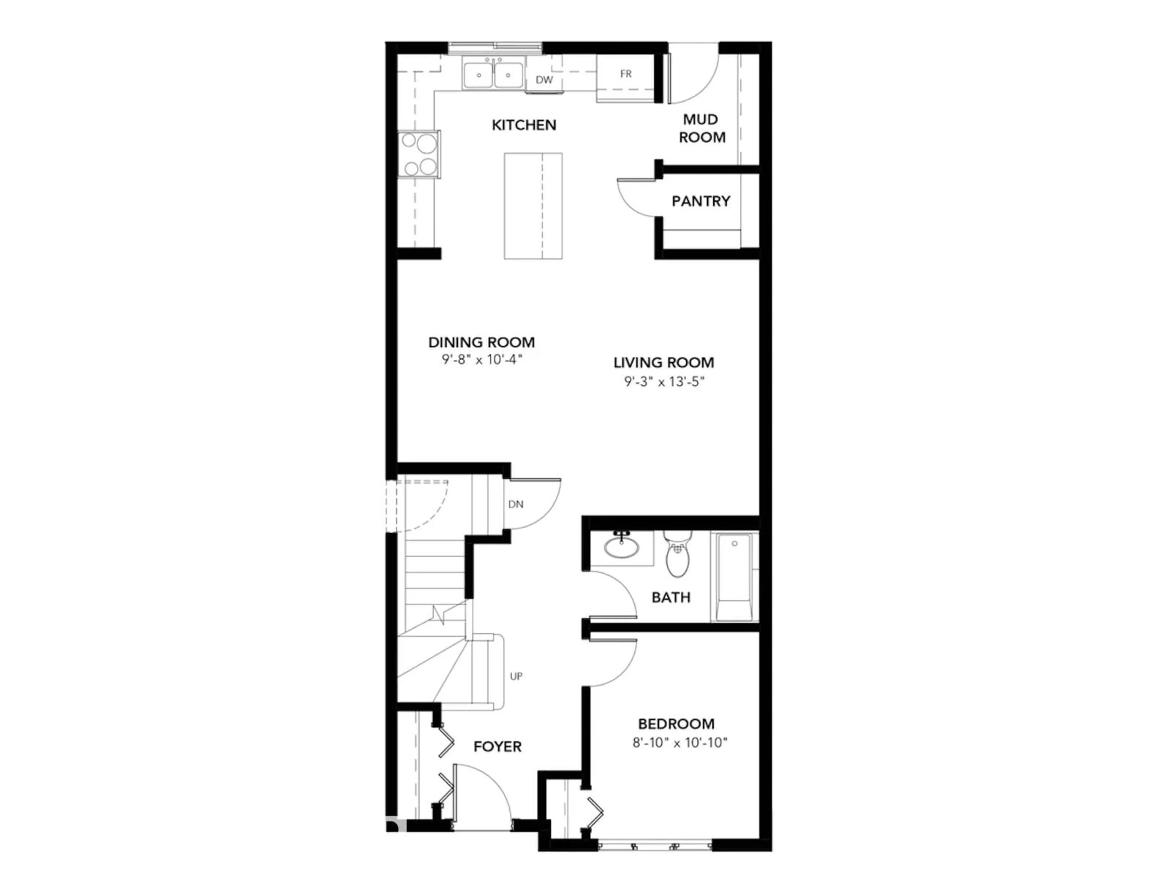 Floor plan for 6116 CARR RD, Edmonton Alberta T5E6Y4