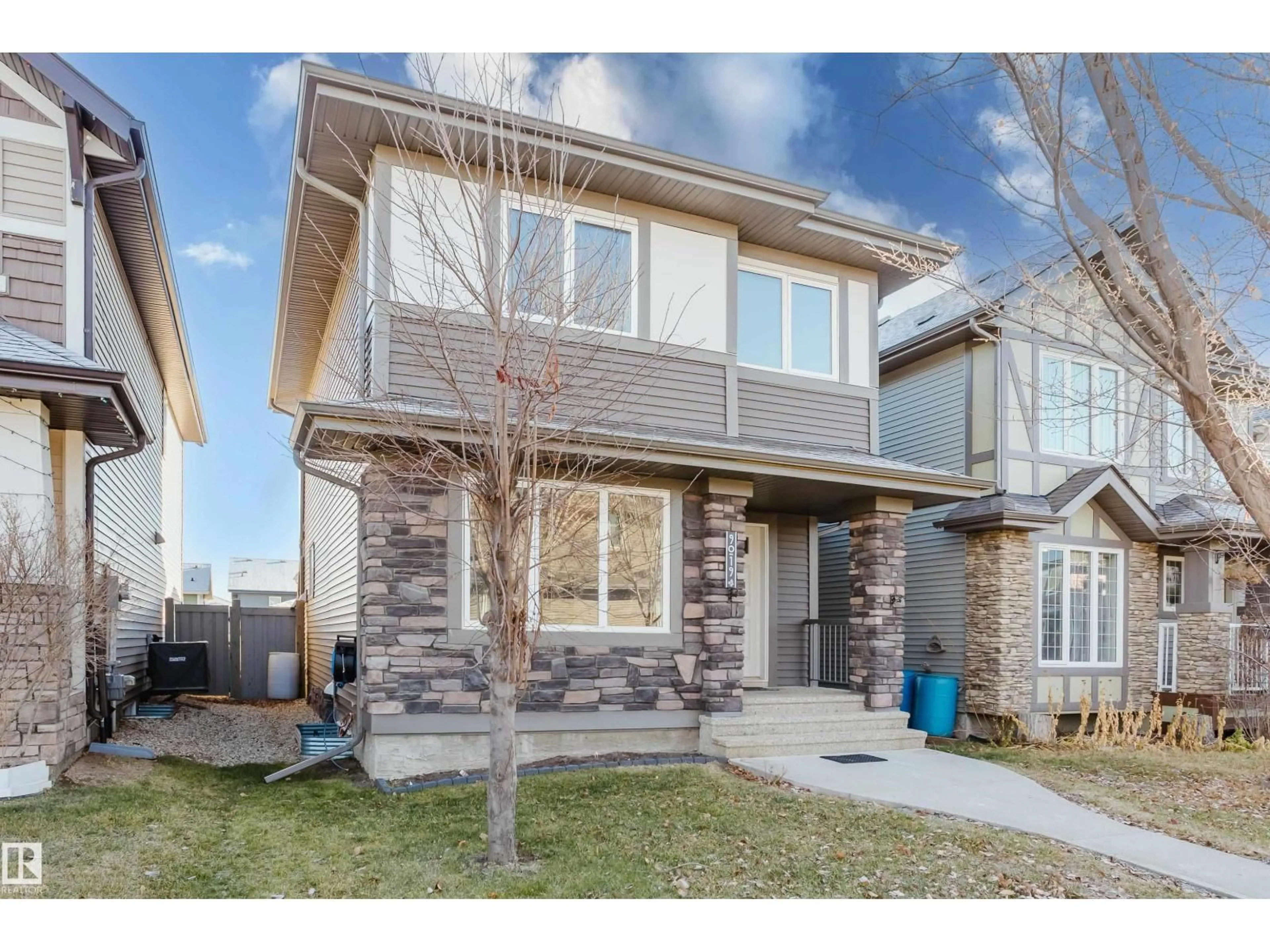 Home with brick exterior material, street for NW - 9019 219 ST, Edmonton Alberta T5T6Z9