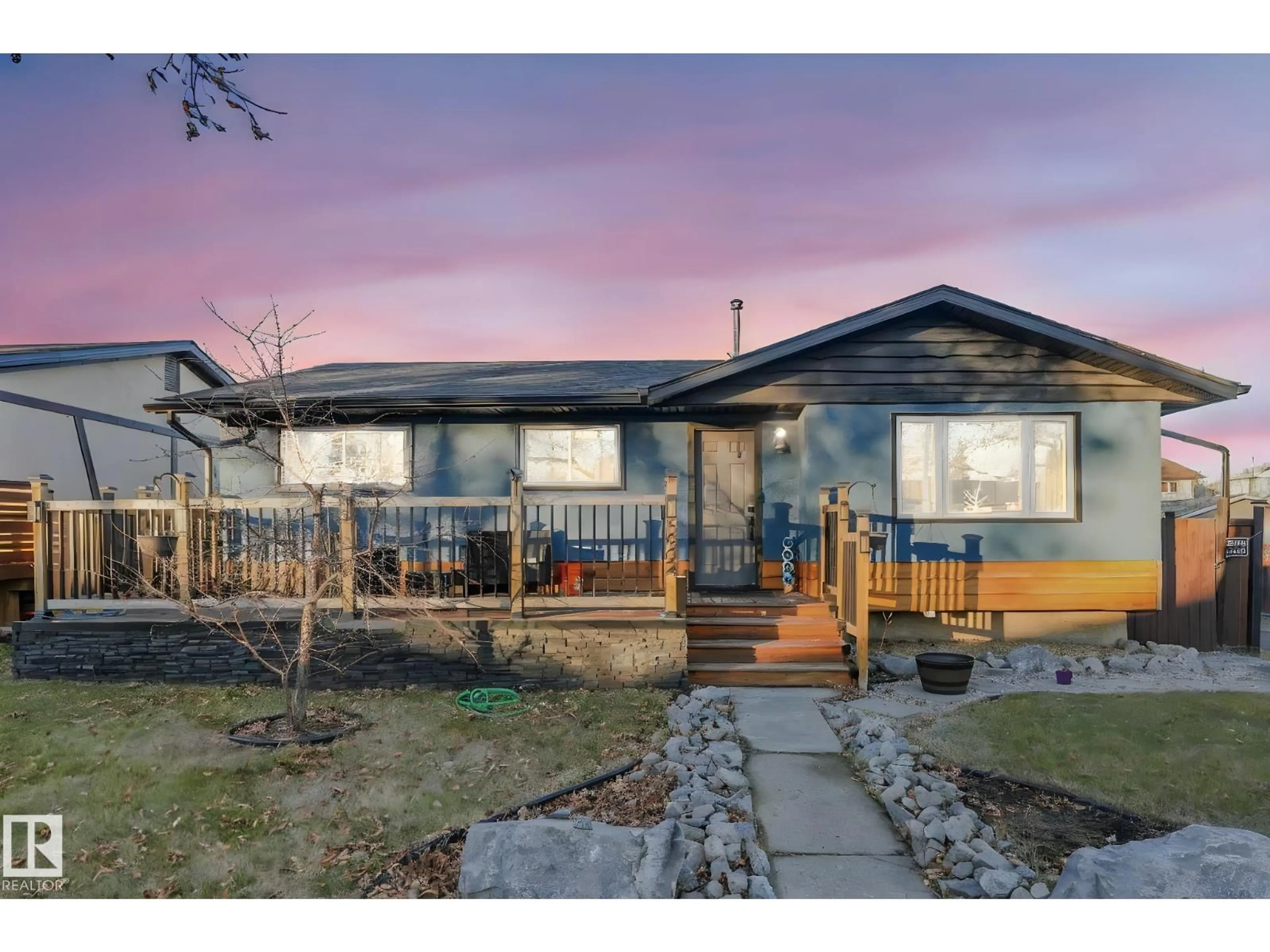 A pic from outside/outdoor area/front of a property/back of a property/a pic from drone, street for 5924 152A AV, Edmonton Alberta T5A1X7