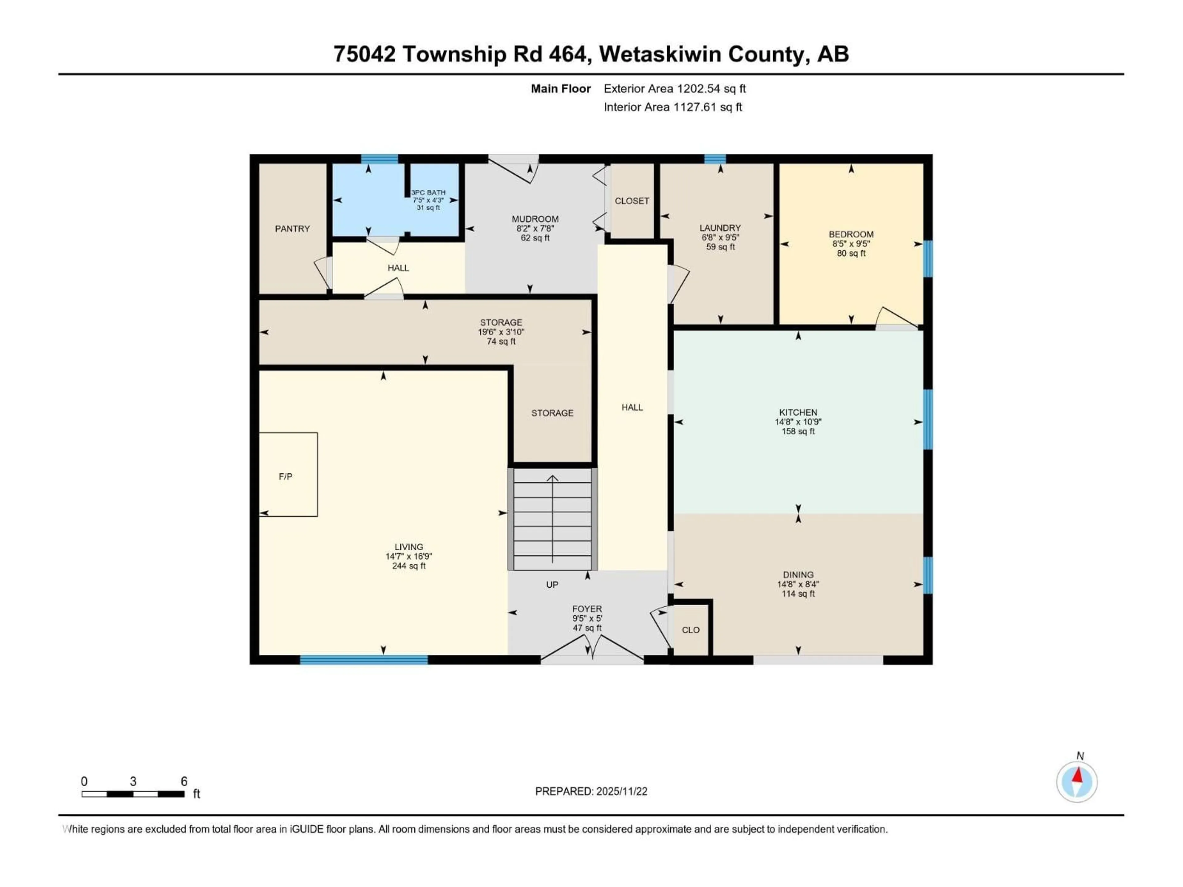 Floor plan for 75042 TWP ROAD 464, Rural Wetaskiwin County Alberta T0C0A0
