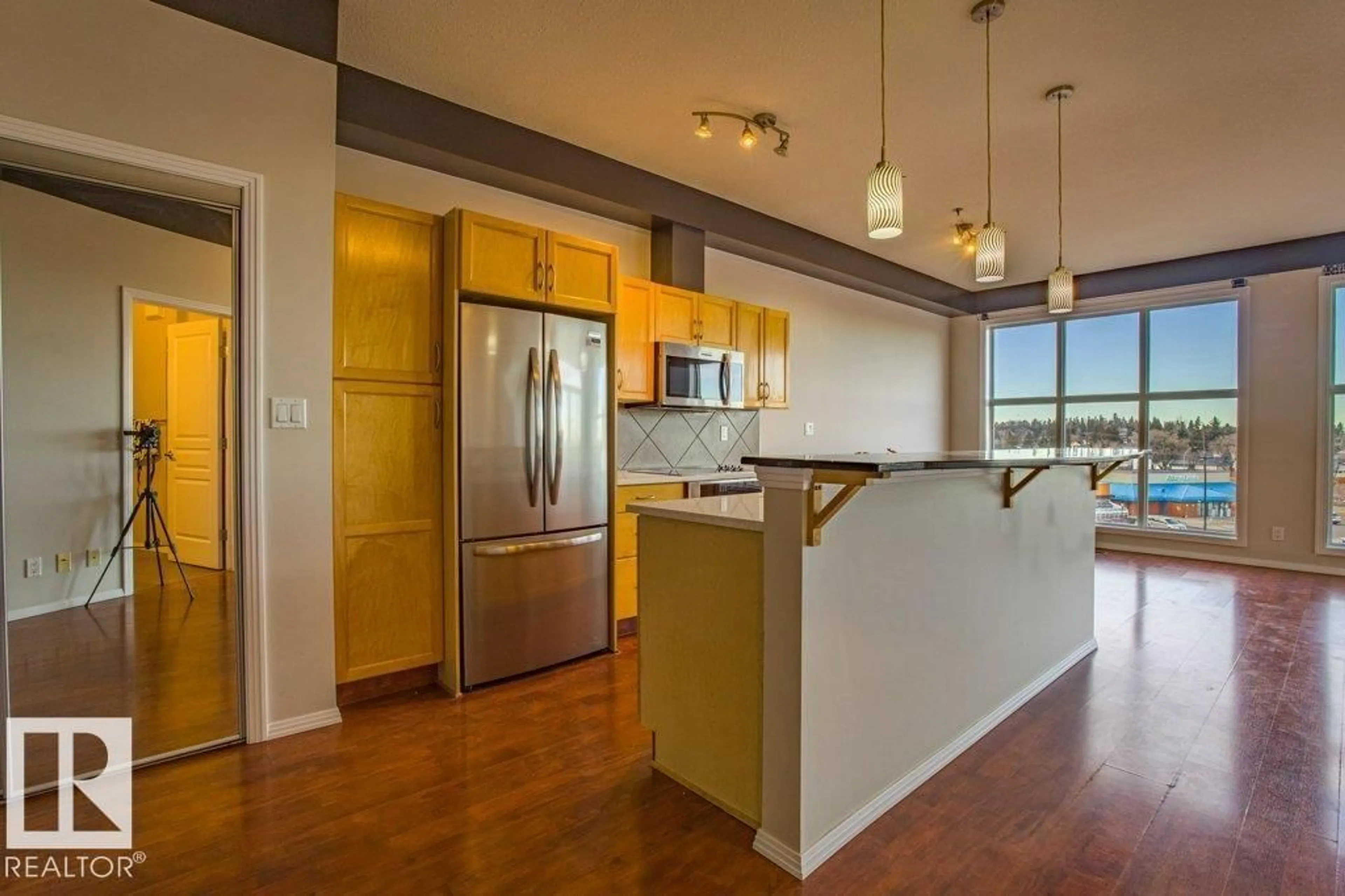 Open concept kitchen, unknown for 403 - 4835 104 A ST, Edmonton Alberta T6H0R5