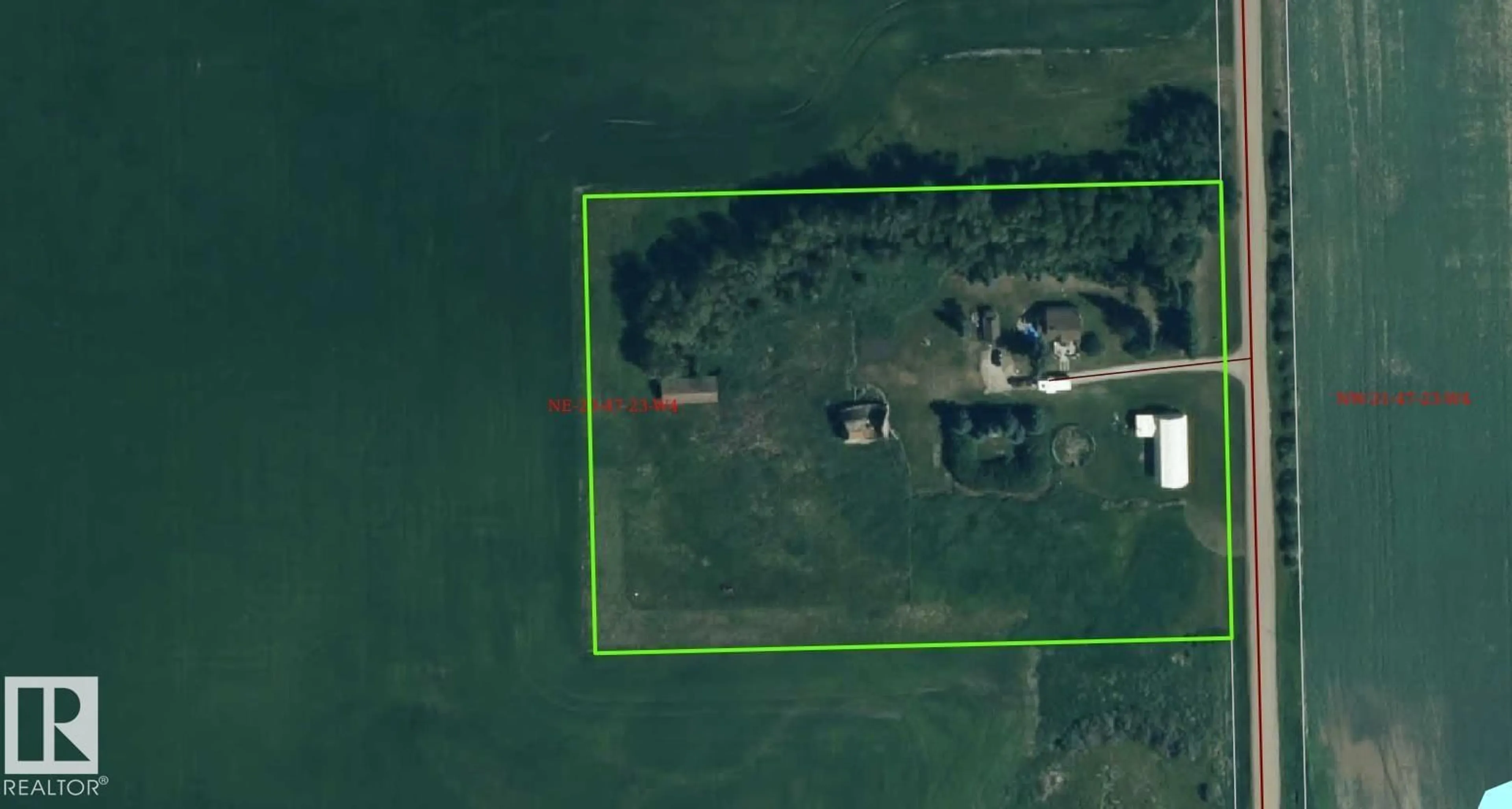 A pic from outside/outdoor area/front of a property/back of a property/a pic from drone, water/lake/river/ocean view for 473056 RGE RD 234, Rural Wetaskiwin County Alberta T9A1X1