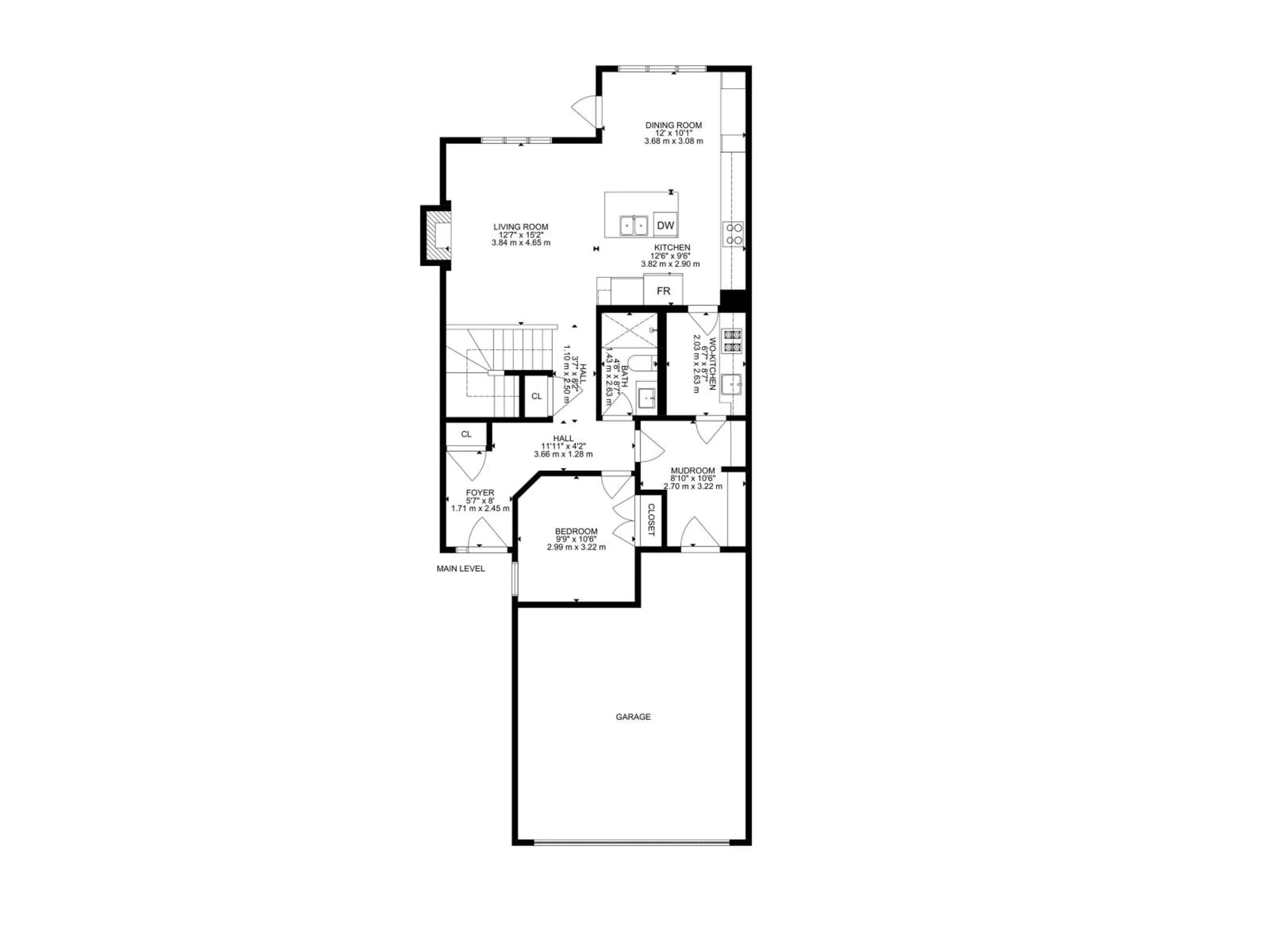 Floor plan for 3309 CHERNOWSKI WY, Edmonton Alberta T6W5H2