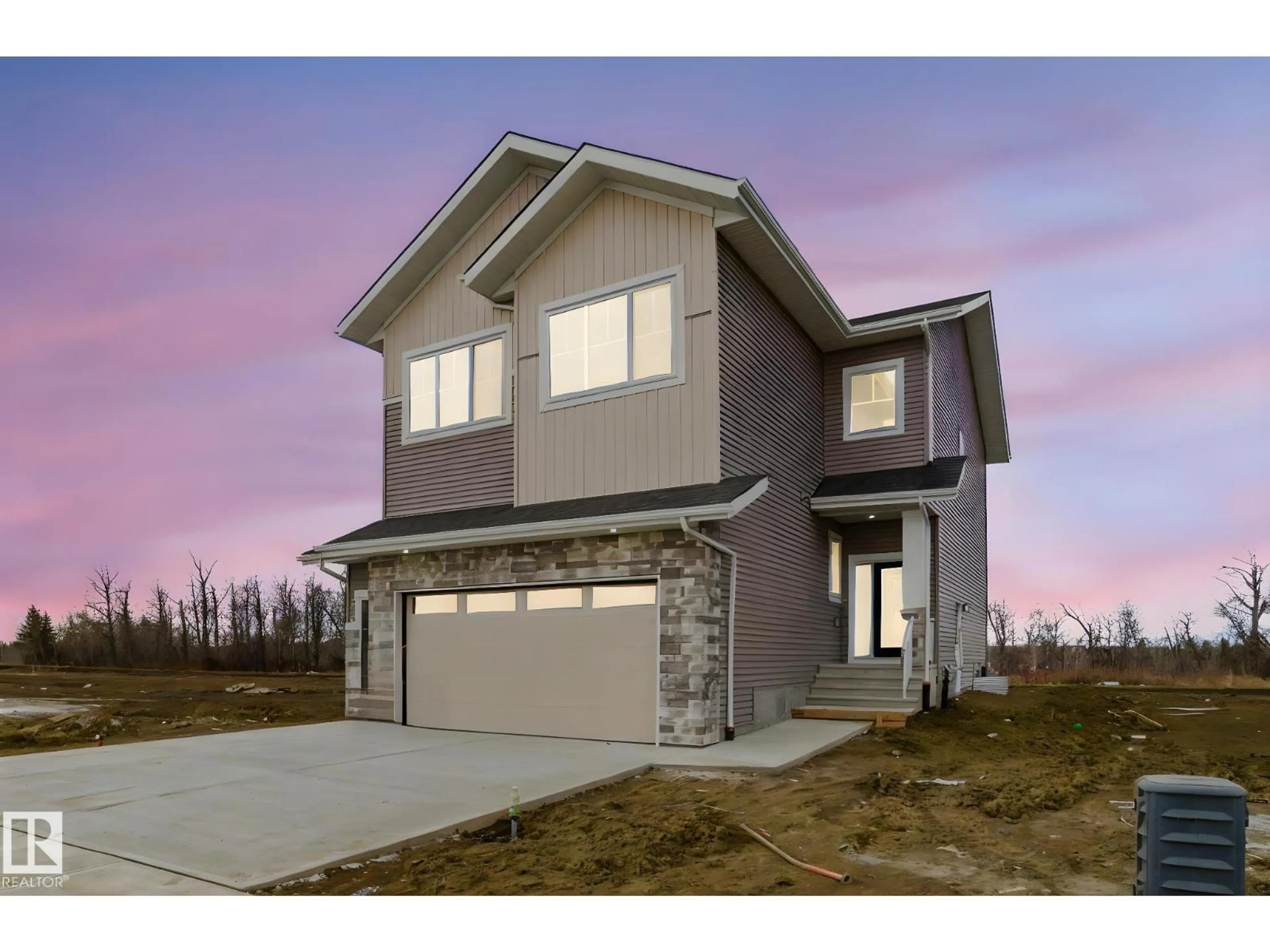 Home with vinyl exterior material, street for 3294 CHERNOWSKI WY, Edmonton Alberta T6W5H2