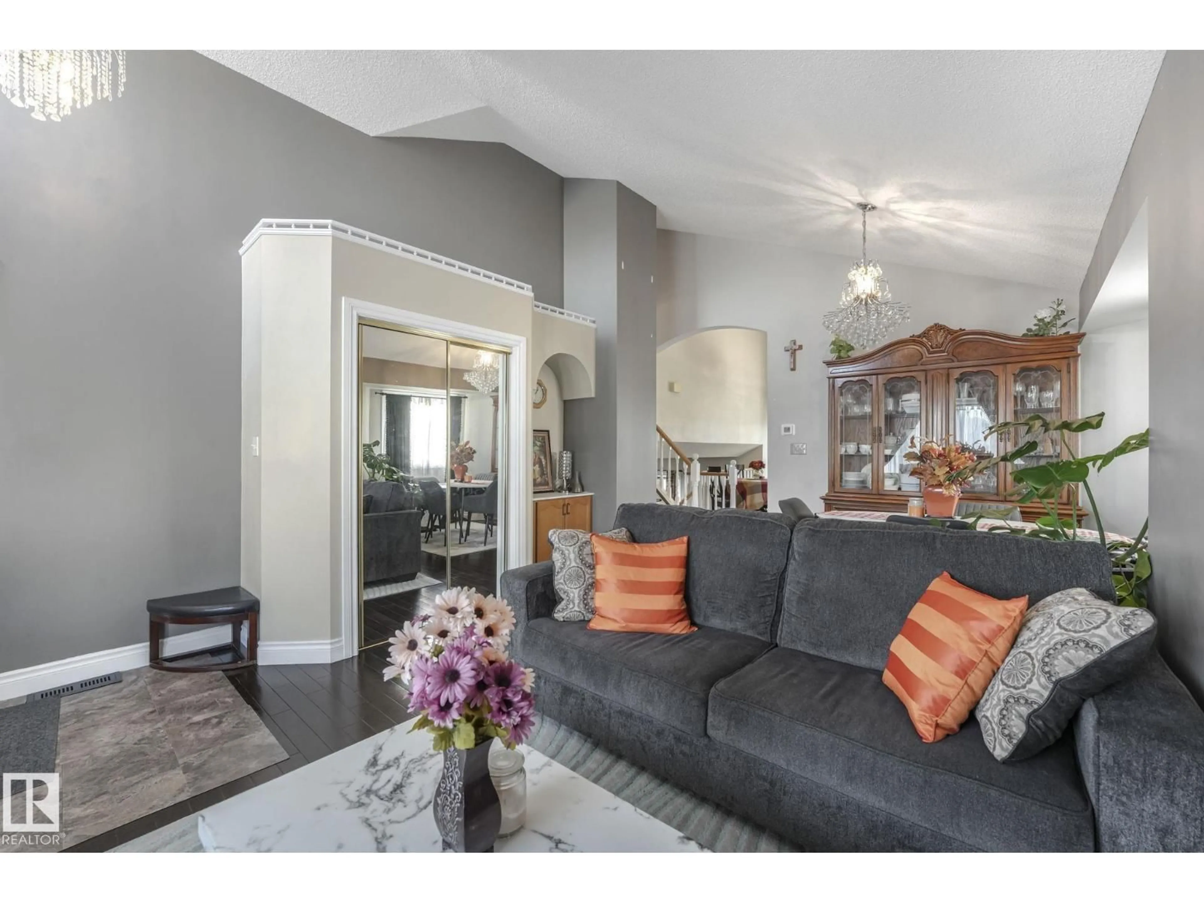 Living room with furniture, unknown for NW - 9540 177 AV, Edmonton Alberta T5Z2C9