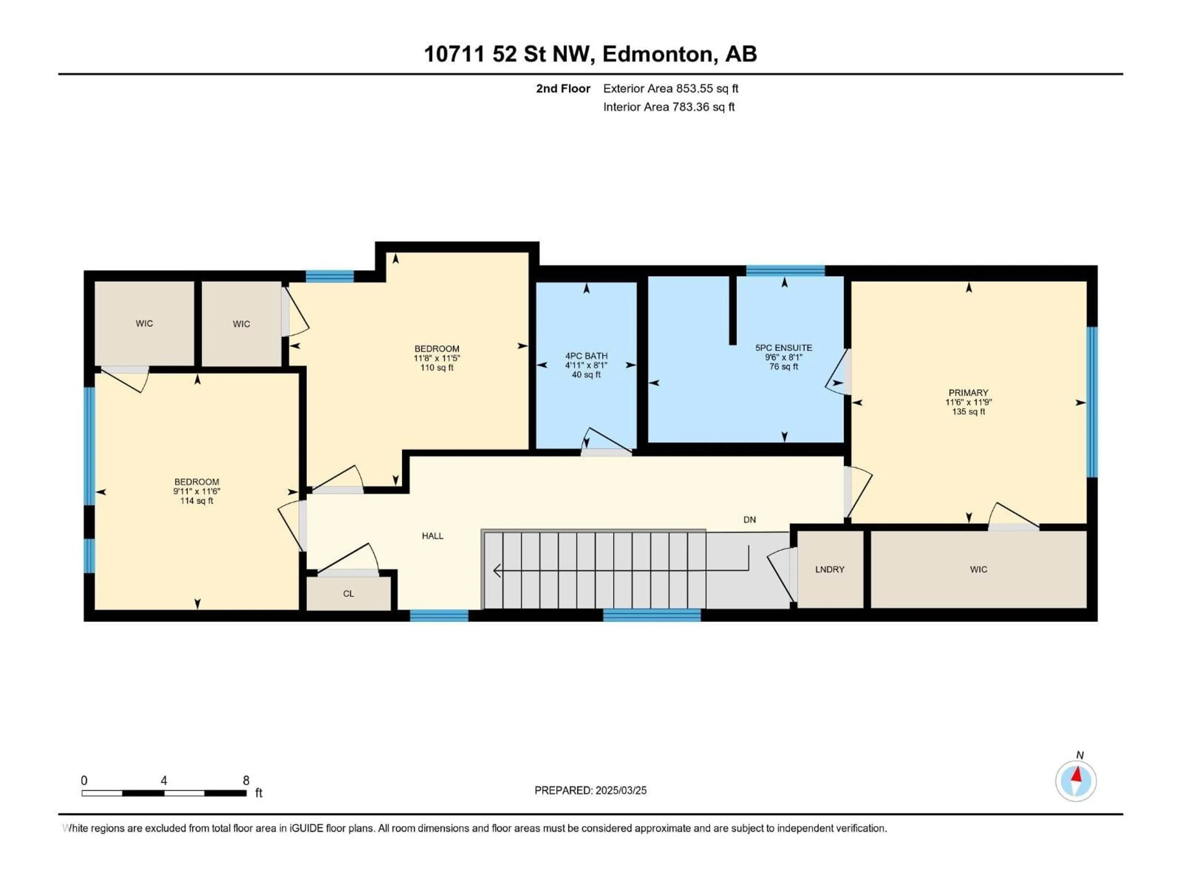 Floor plan for NW - 10711 52 ST, Edmonton Alberta T6A2H1
