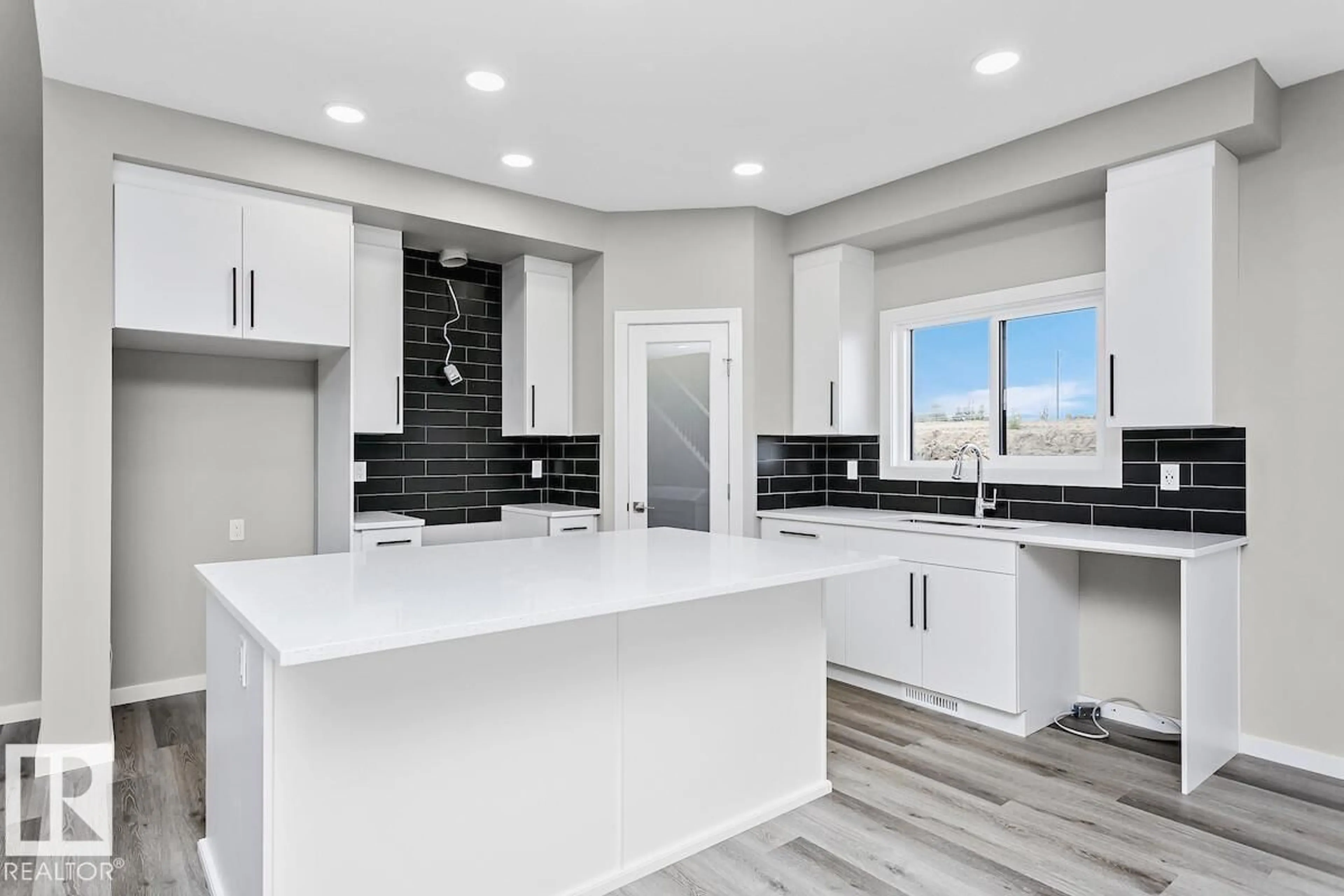 Open concept kitchen, ceramic/tile floor for 2363 EGRET WY, Edmonton Alberta T6M3G8