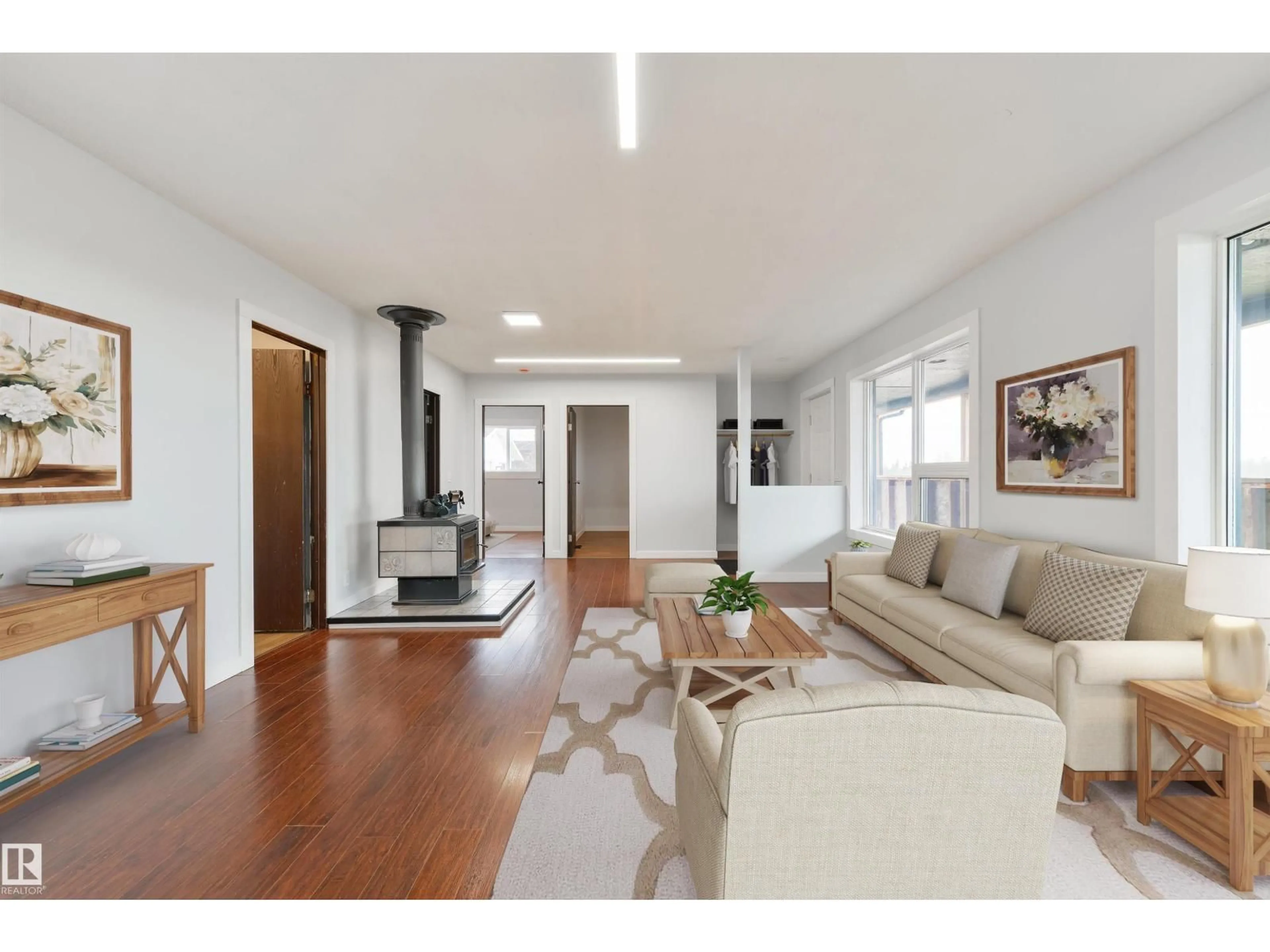 Living room with furniture, unknown for 51328 RGE ROAD 24, Rural Parkland County Alberta T7Y2K4