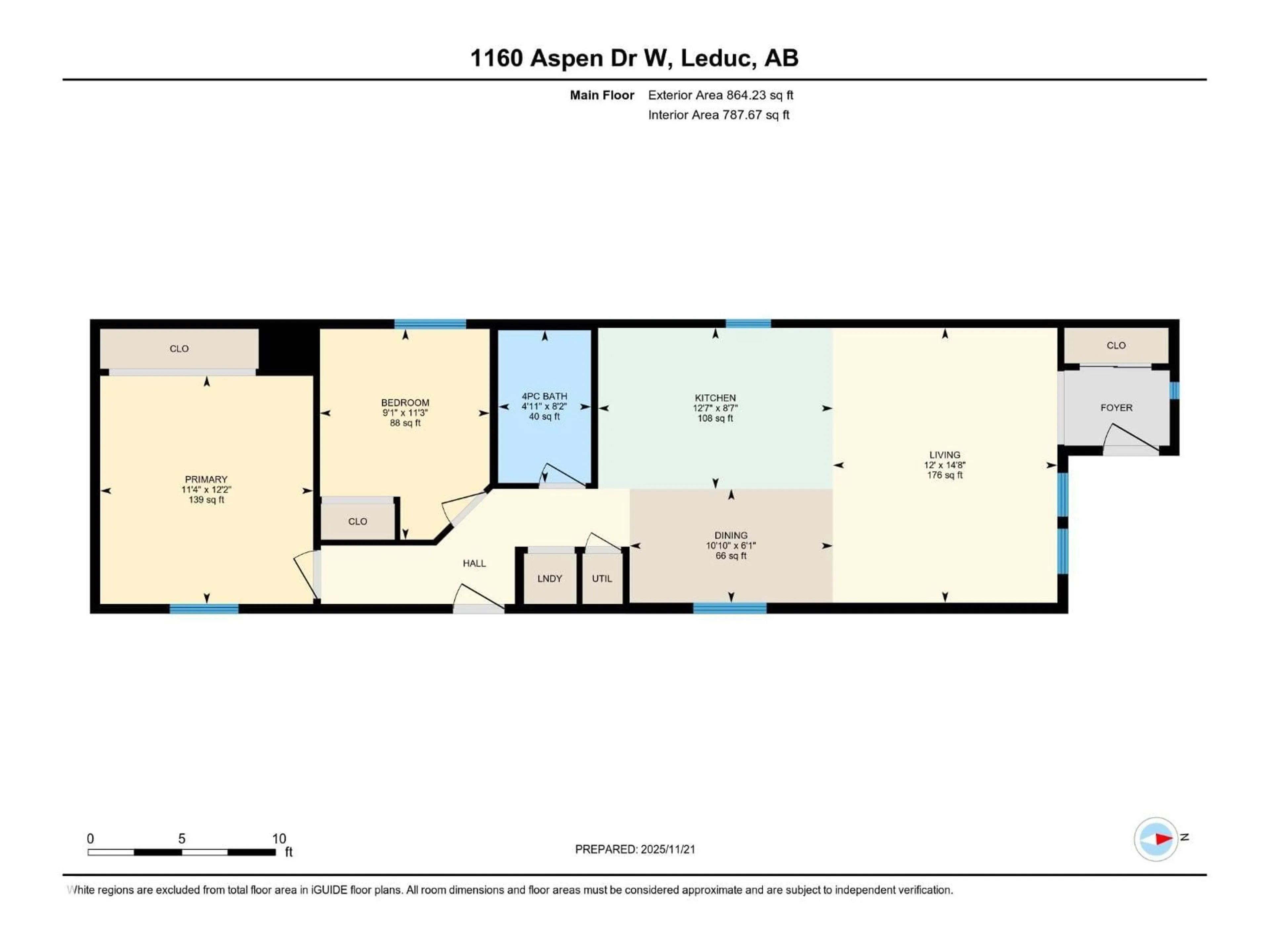 Floor plan for 1160 ASPEN DR, Leduc Alberta T9E8R2