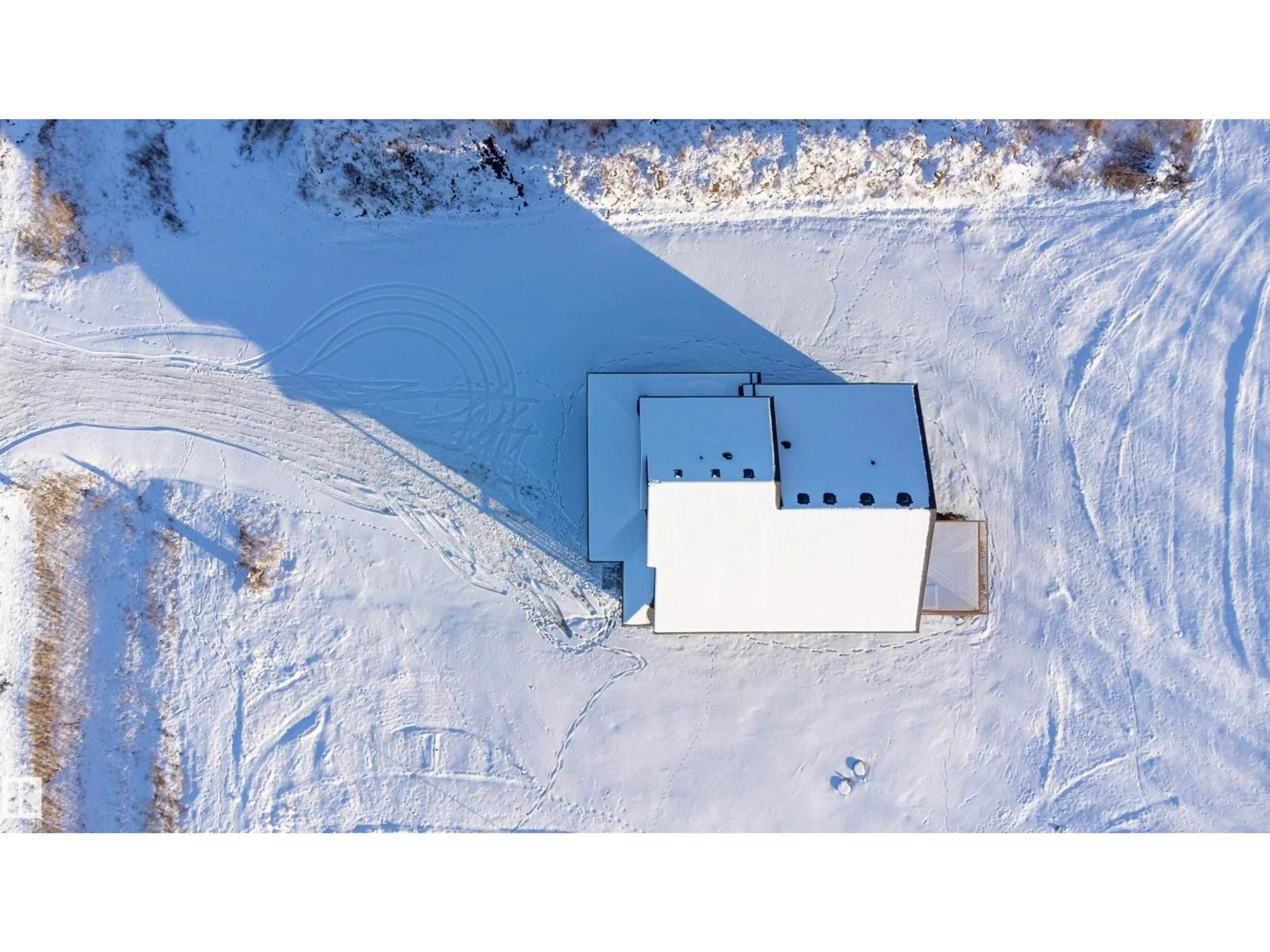 A pic from outside/outdoor area/front of a property/back of a property/a pic from drone, building for 113 - 62429 RR 420A, Rural Bonnyville M.D. Alberta T9M1P2