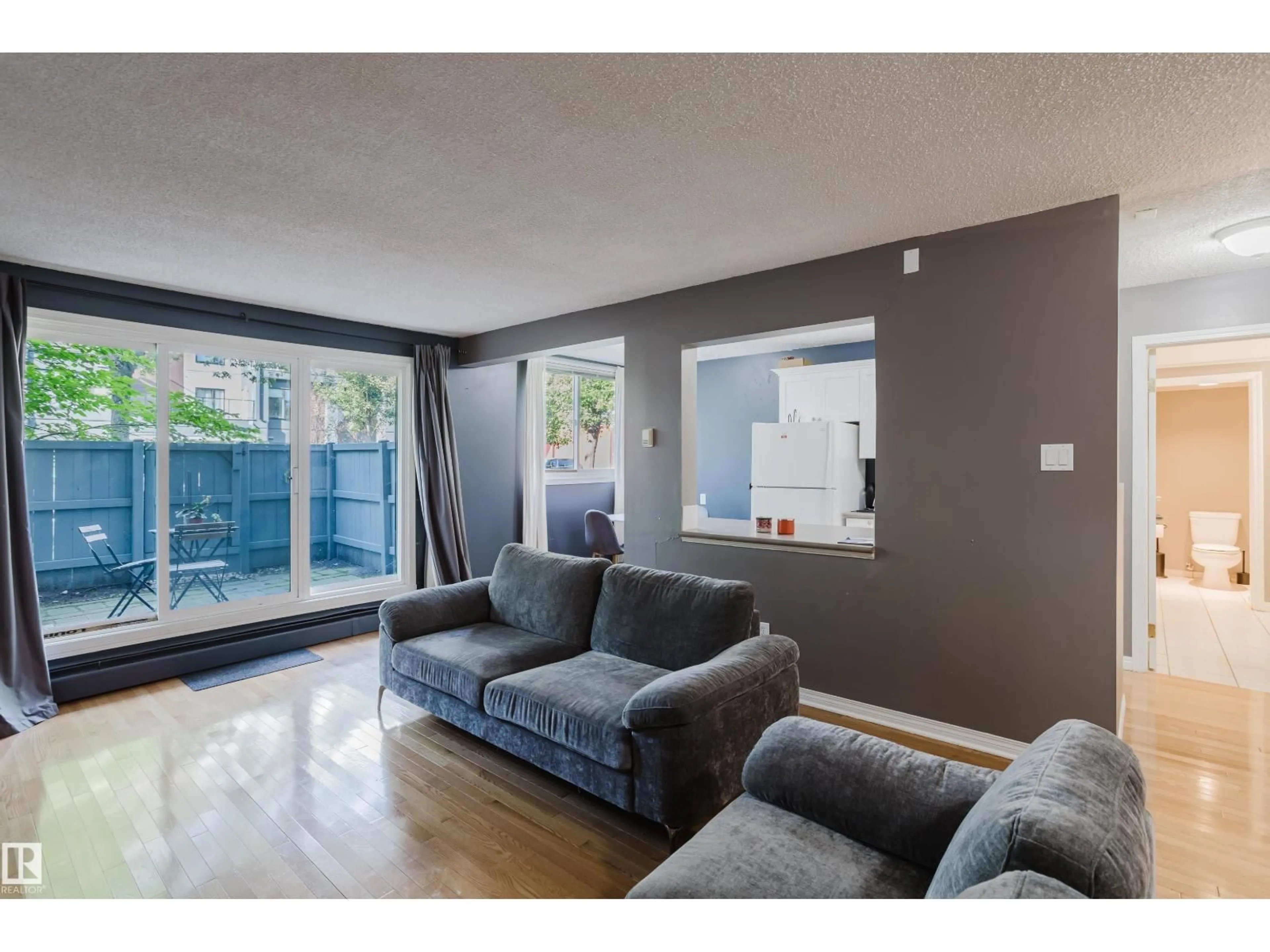 Living room with furniture, unknown for #106 - 11217 103 AV, Edmonton Alberta T5K2V9