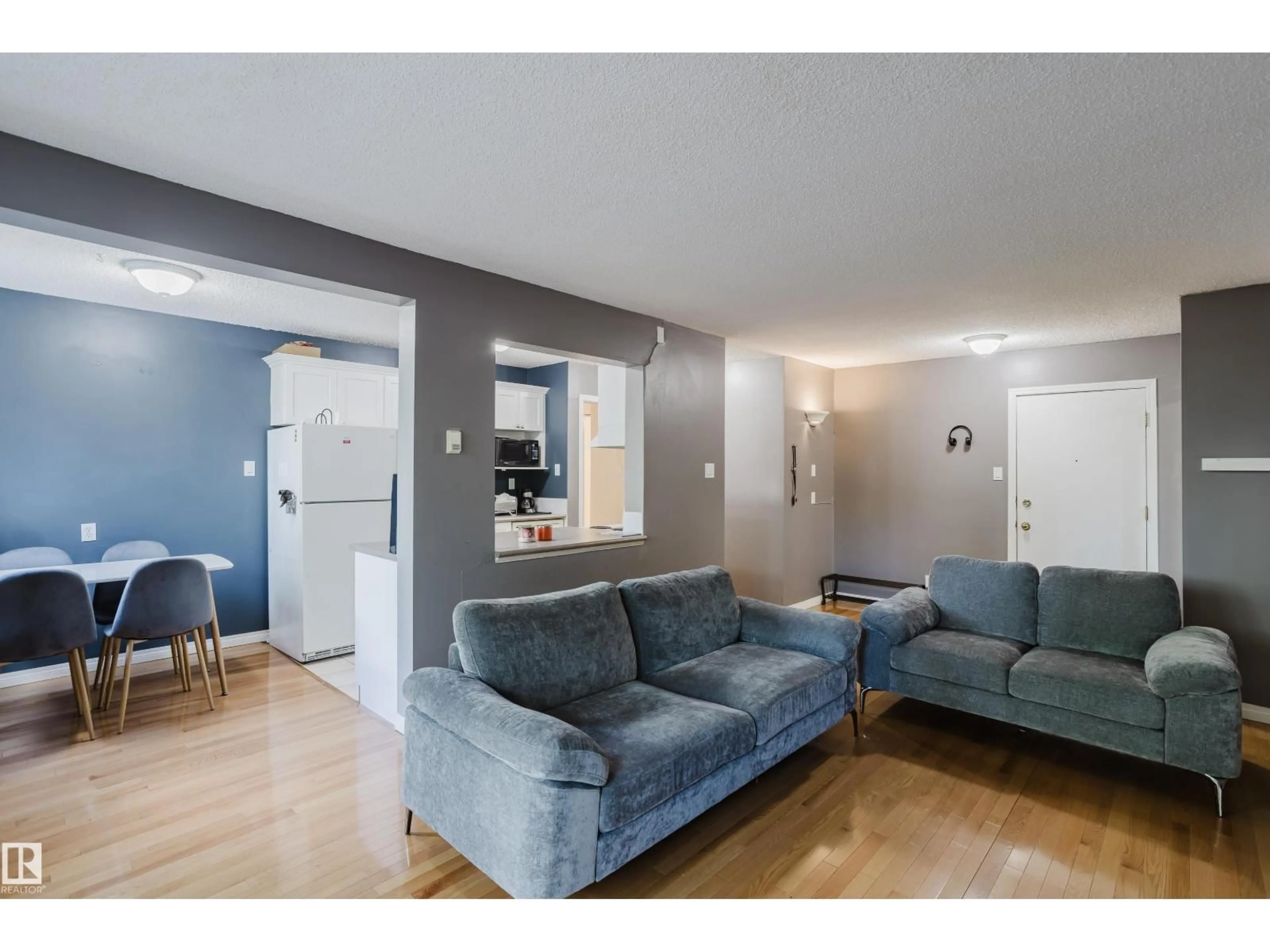 Living room with furniture, unknown for #106 - 11217 103 AV, Edmonton Alberta T5K2V9