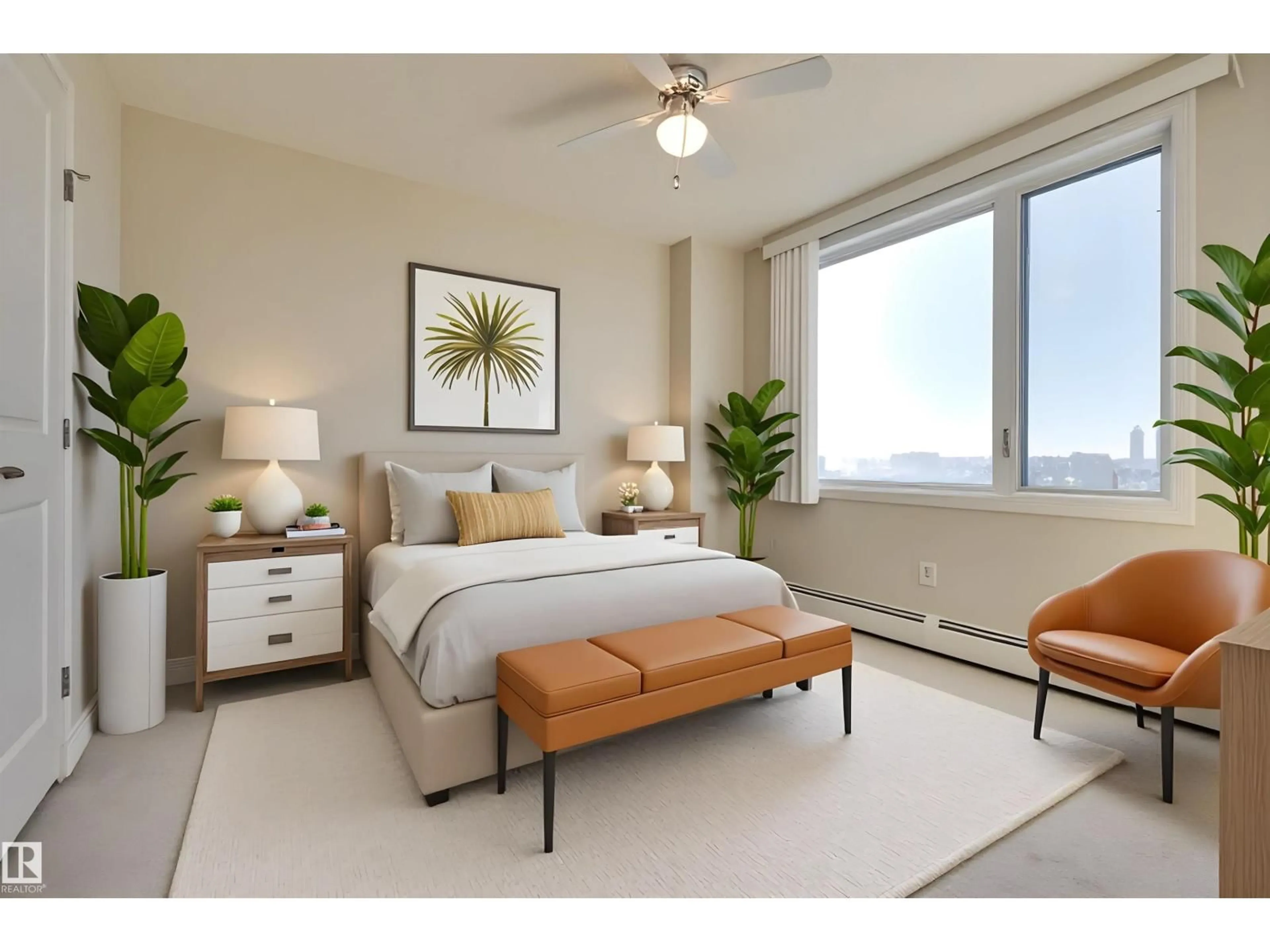 Bedroom with bed, unknown for 10303 - 1807 105 ST NW, Edmonton Alberta T5J5G3