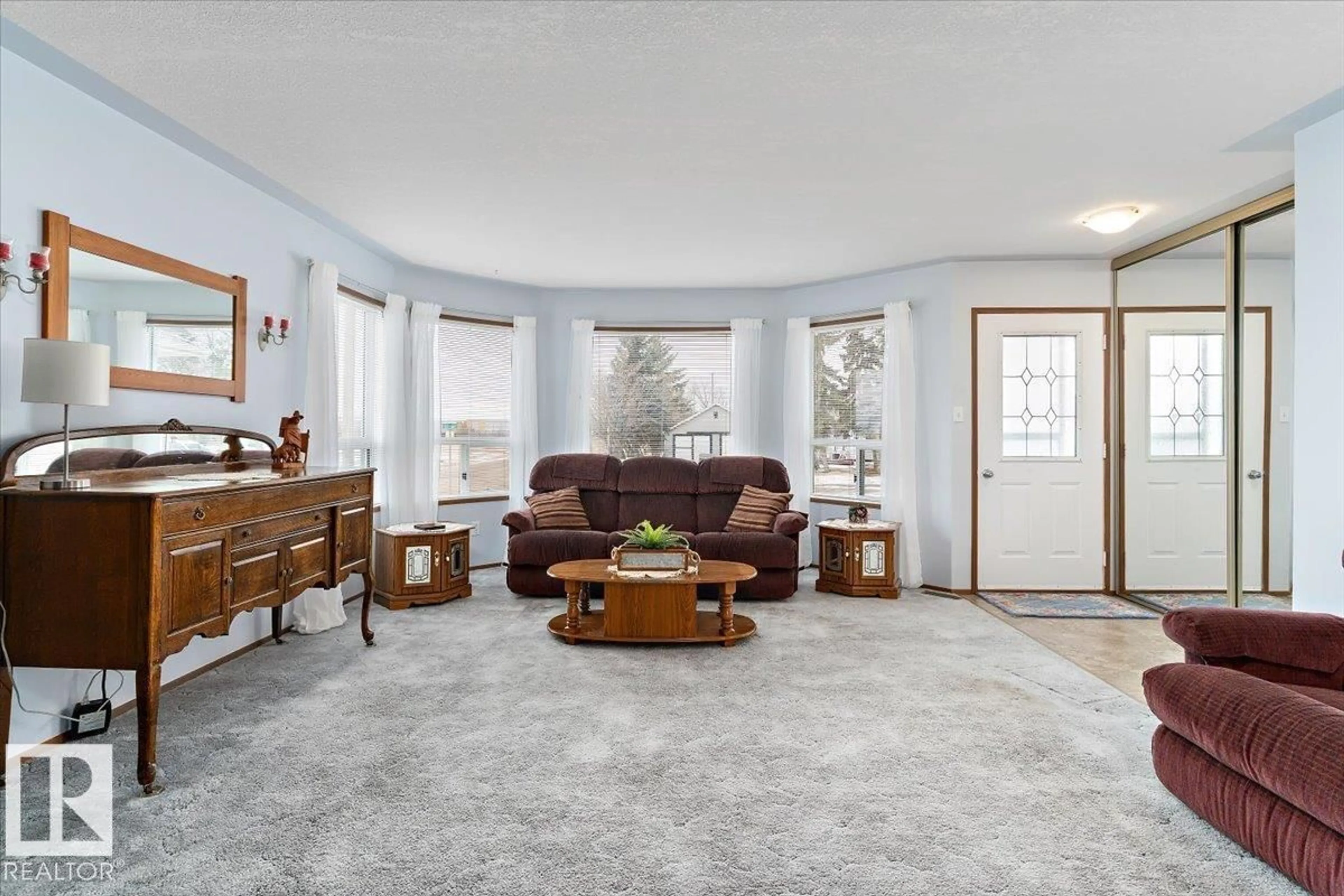 Living room with furniture, unknown for 4804 52 AV, Tofield Alberta T0B4J0