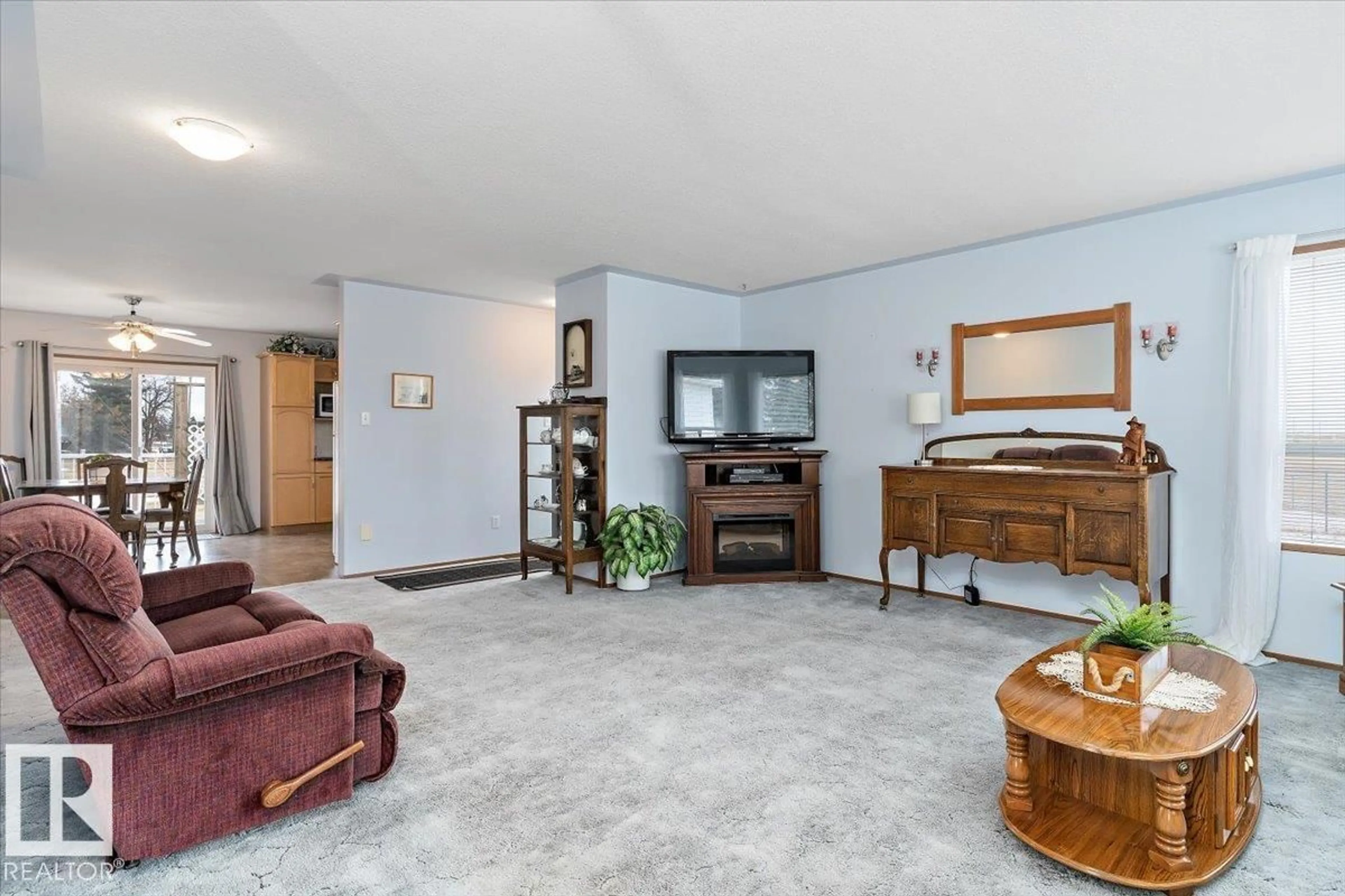 Living room with furniture, unknown for 4804 52 AV, Tofield Alberta T0B4J0