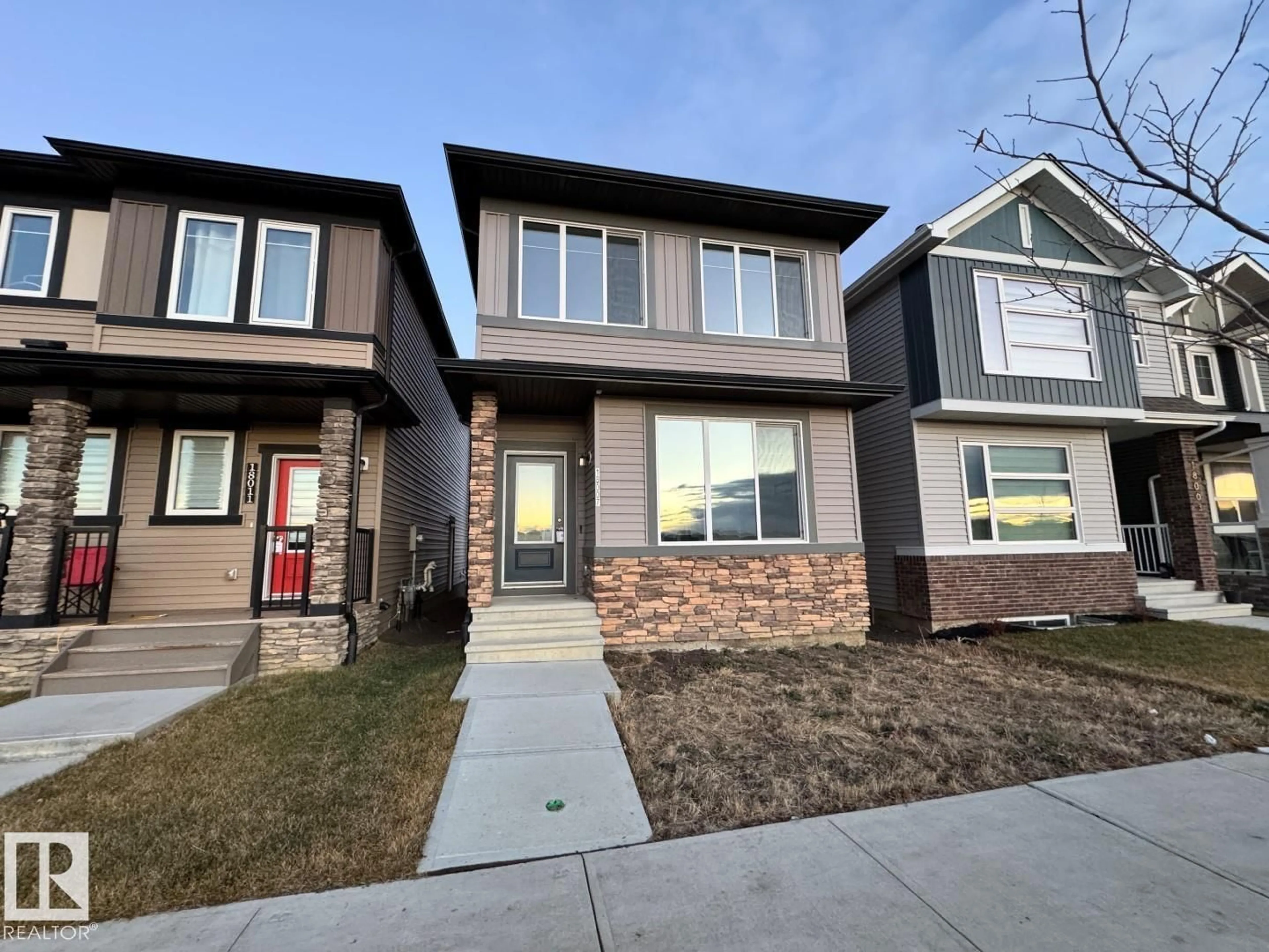 Home with brick exterior material, street for 18007 71 ST, Edmonton Alberta T5Z0V4