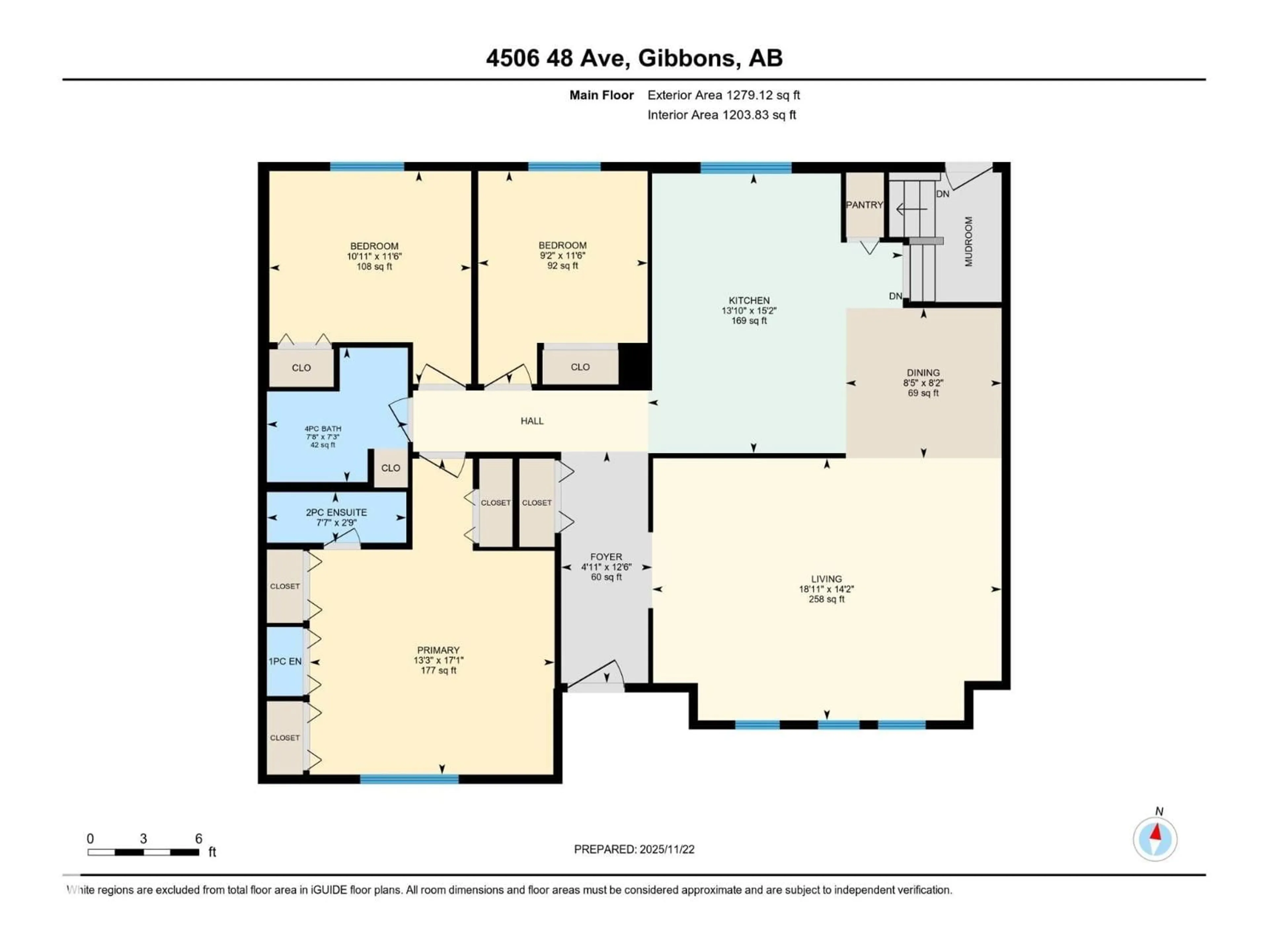 Floor plan for 4506 48 S, Gibbons Alberta T0A1N0