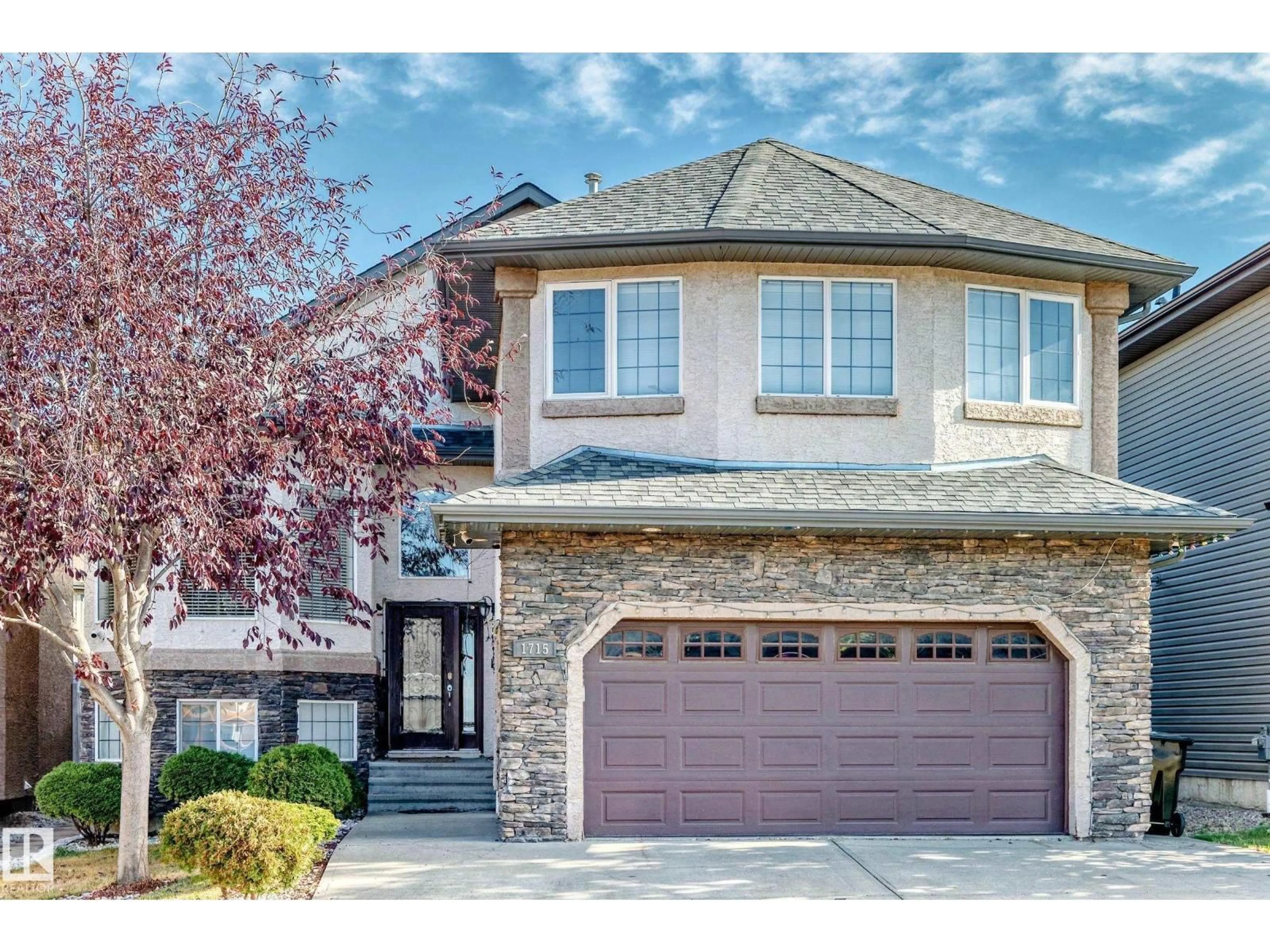 Home with vinyl exterior material, street for SW - 1715 69 ST, Edmonton Alberta T6X0C9