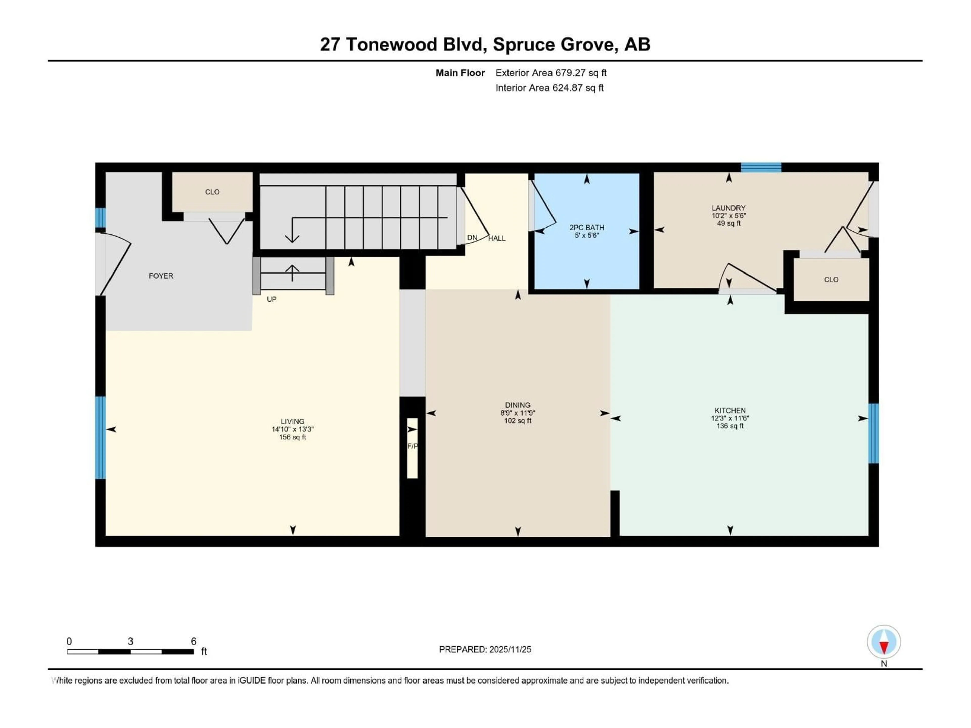 Floor plan for 27 TONEWOOD BV, Spruce Grove Alberta T7X0Z3