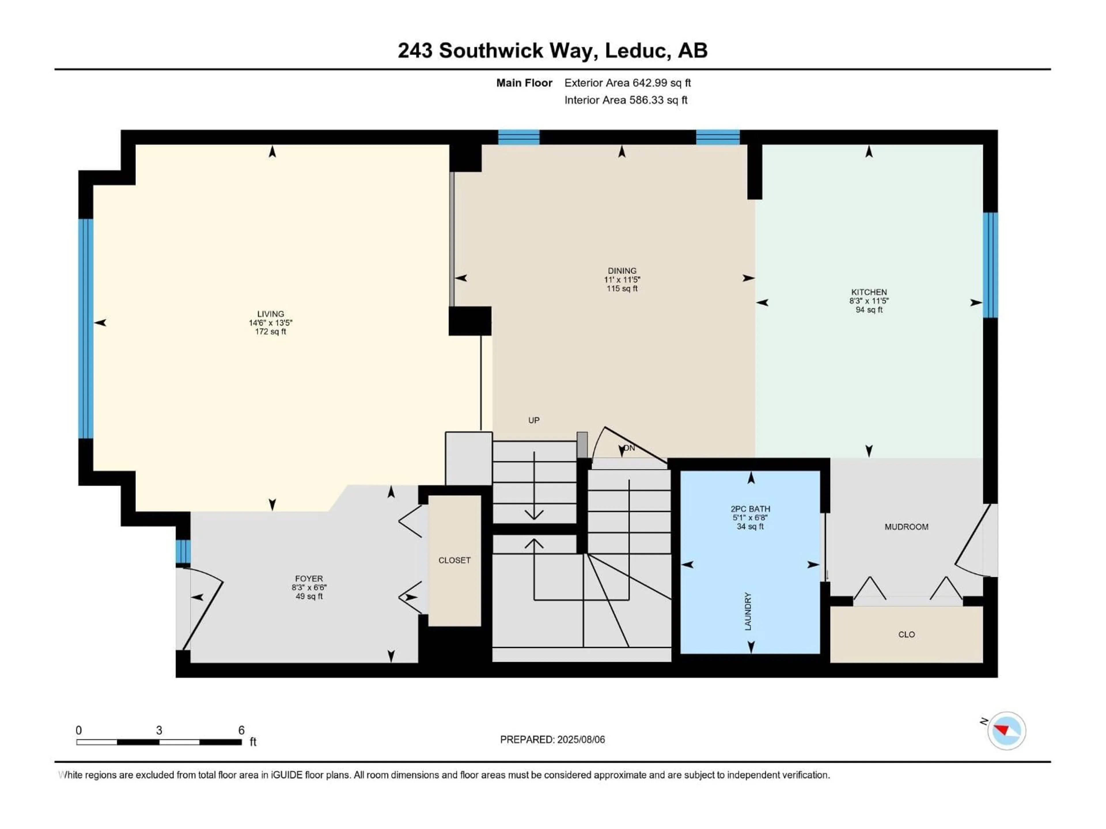 Floor plan for 243 SOUTHWICK WY, Leduc Alberta T9E0G1