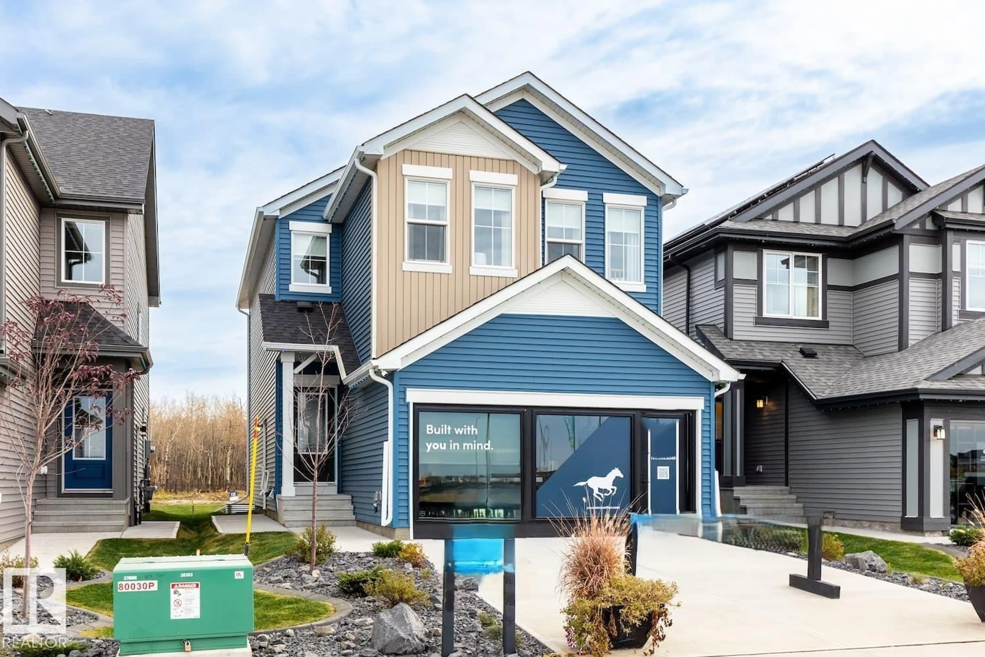 Home with vinyl exterior material, street for 3245 DIXON WY, Edmonton Alberta T6W5L4