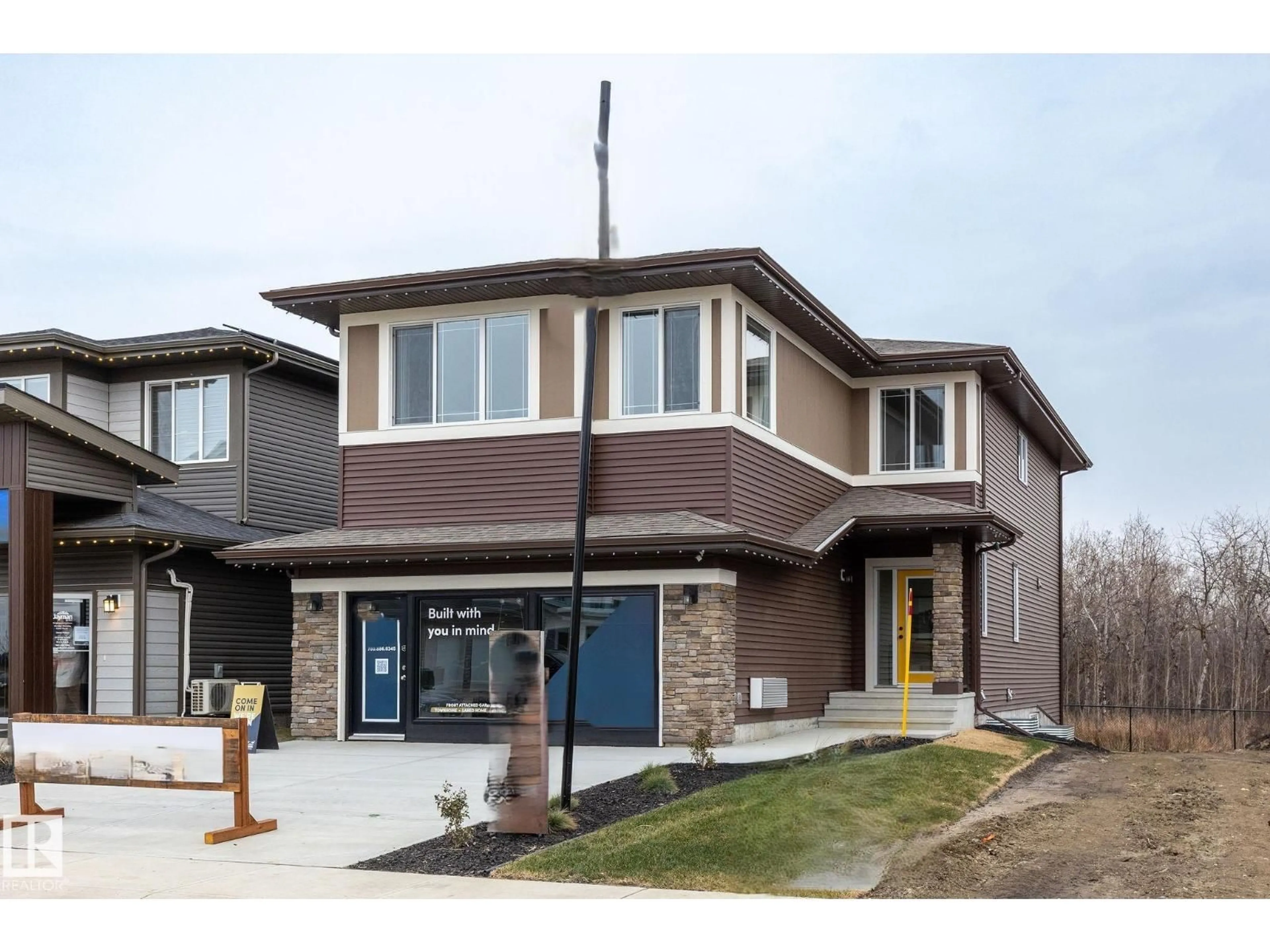 Home with brick exterior material, street for NE - 17419 7 ST, Edmonton Alberta T5Y4E7