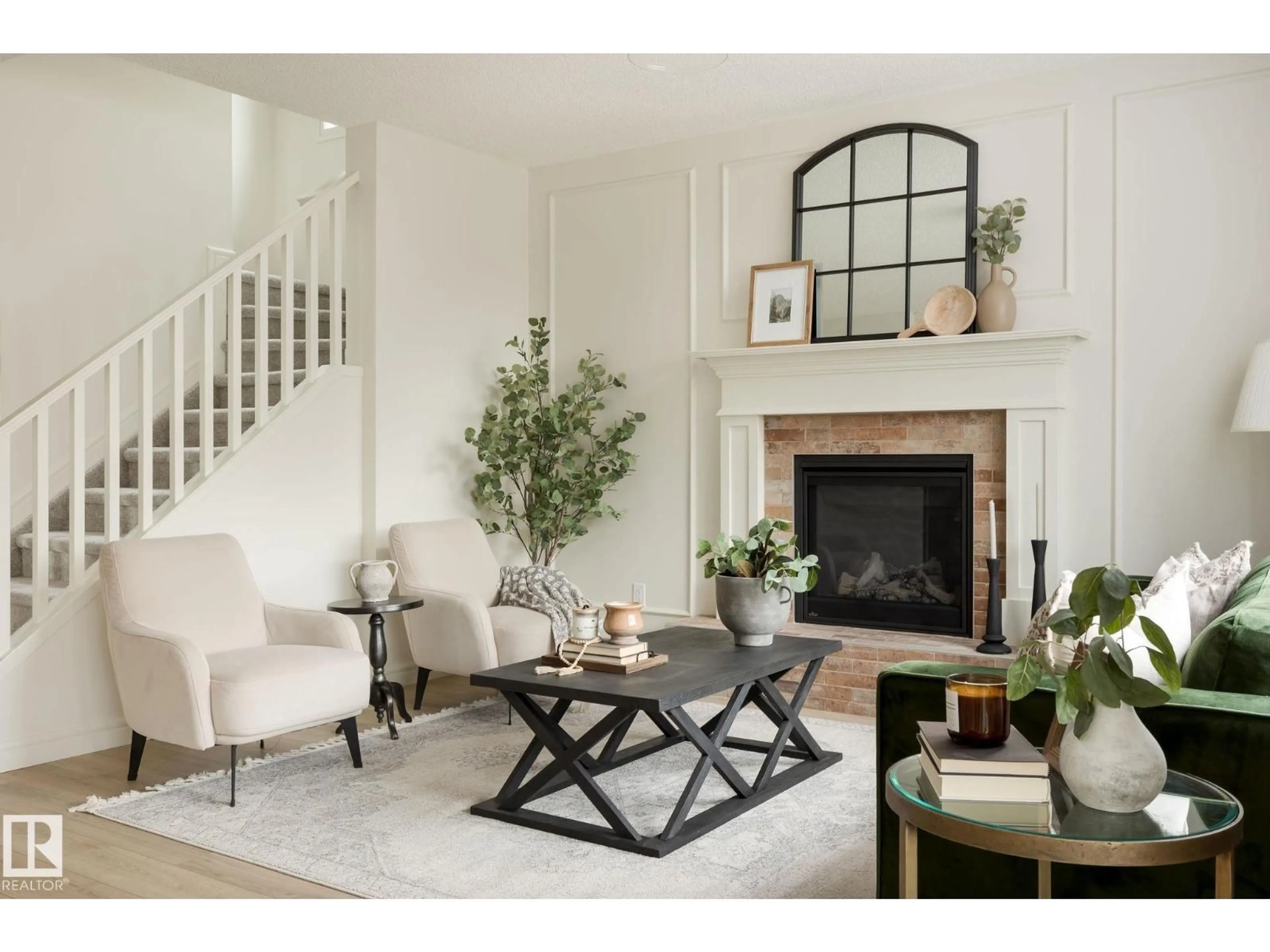 Living room with furniture, unknown for NE - 17419 7 ST, Edmonton Alberta T5Y4E7